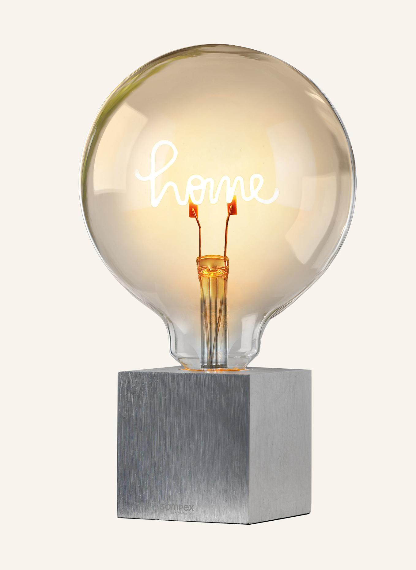 SOMPEX Leuchte LED Filament Leuchtmittel-inkl. Sockel: SILBER