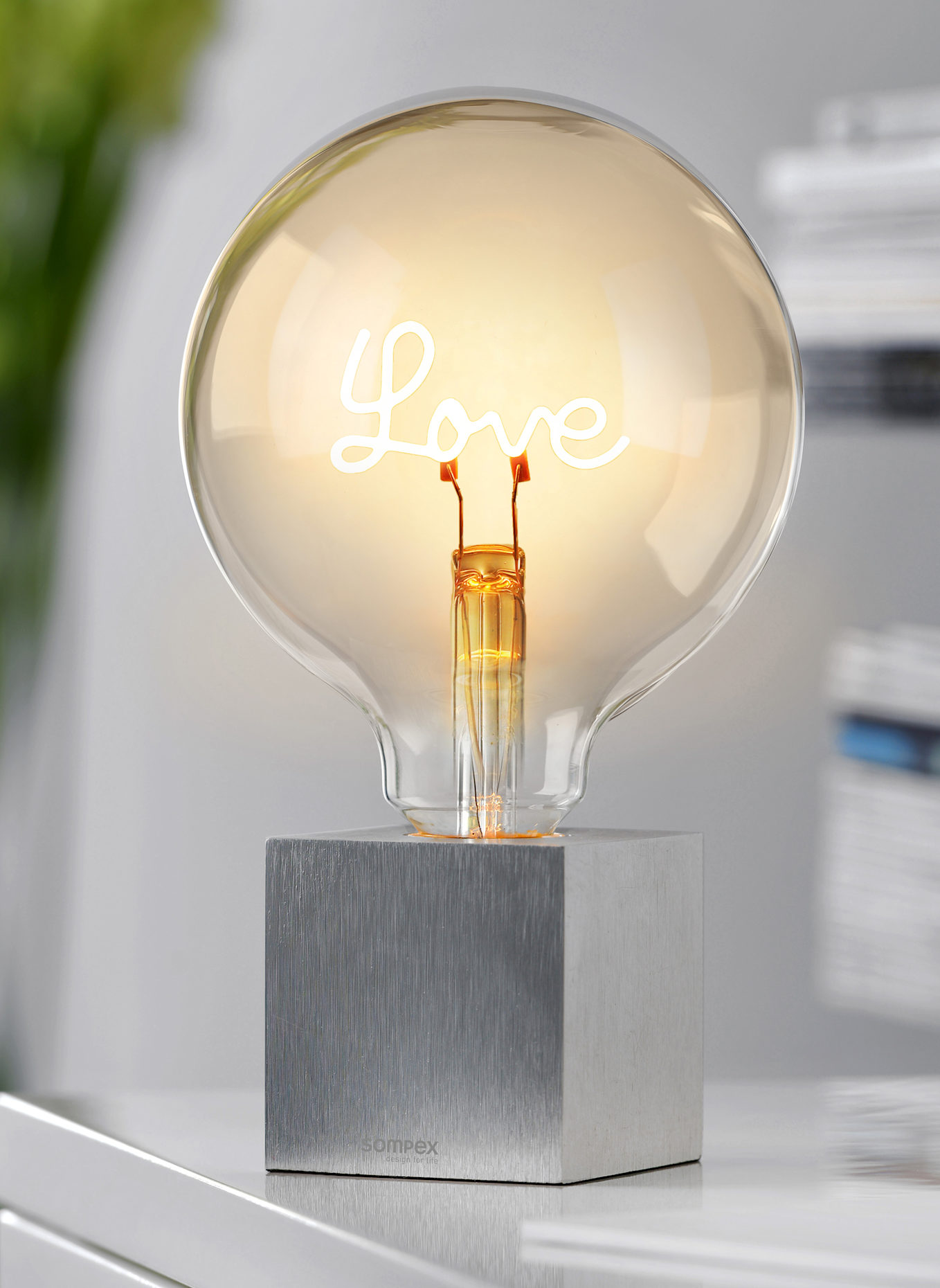 SOMPEX Leuchte LED Filament Leuchtmittel-inkl. Sockel: SCHWARZ