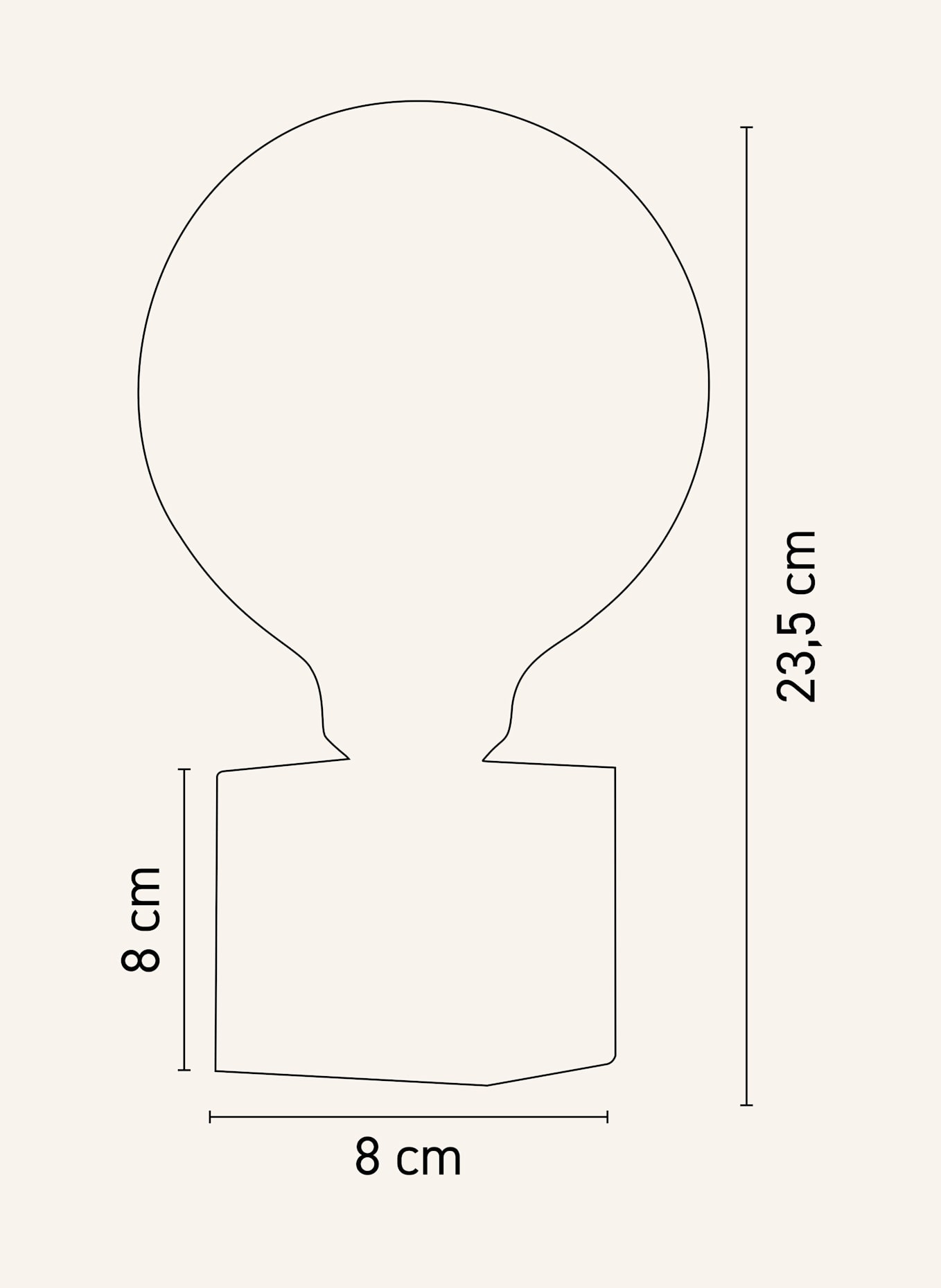 SOMPEX Leuchte LED Filament Leuchtmittel-inkl. Sockel: SCHWARZ