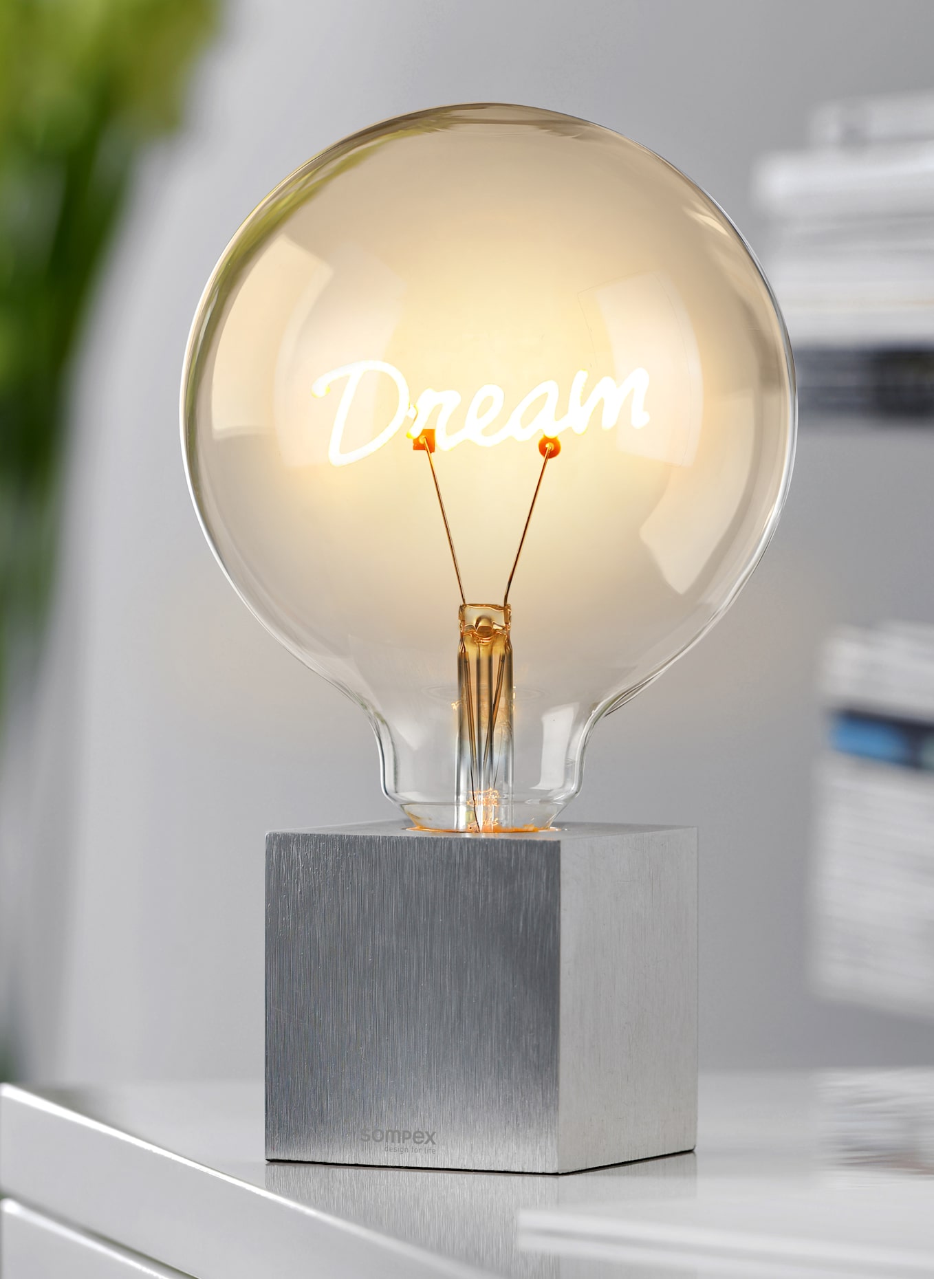 SOMPEX Leuchte LED Filament Leuchtmittel-inkl. Sockel: SCHWARZ