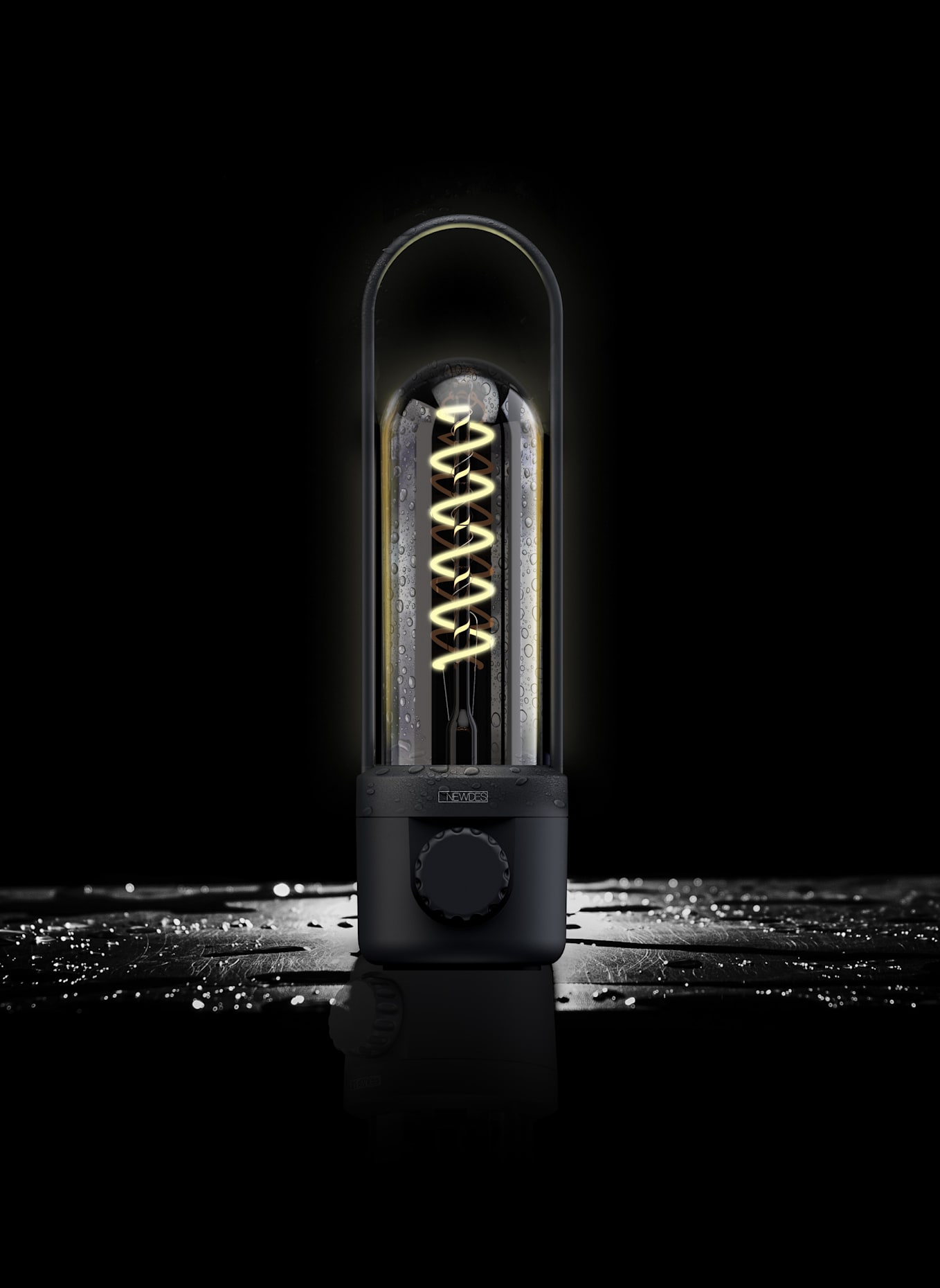 SOMPEX Leuchte COIL: SCHWARZ