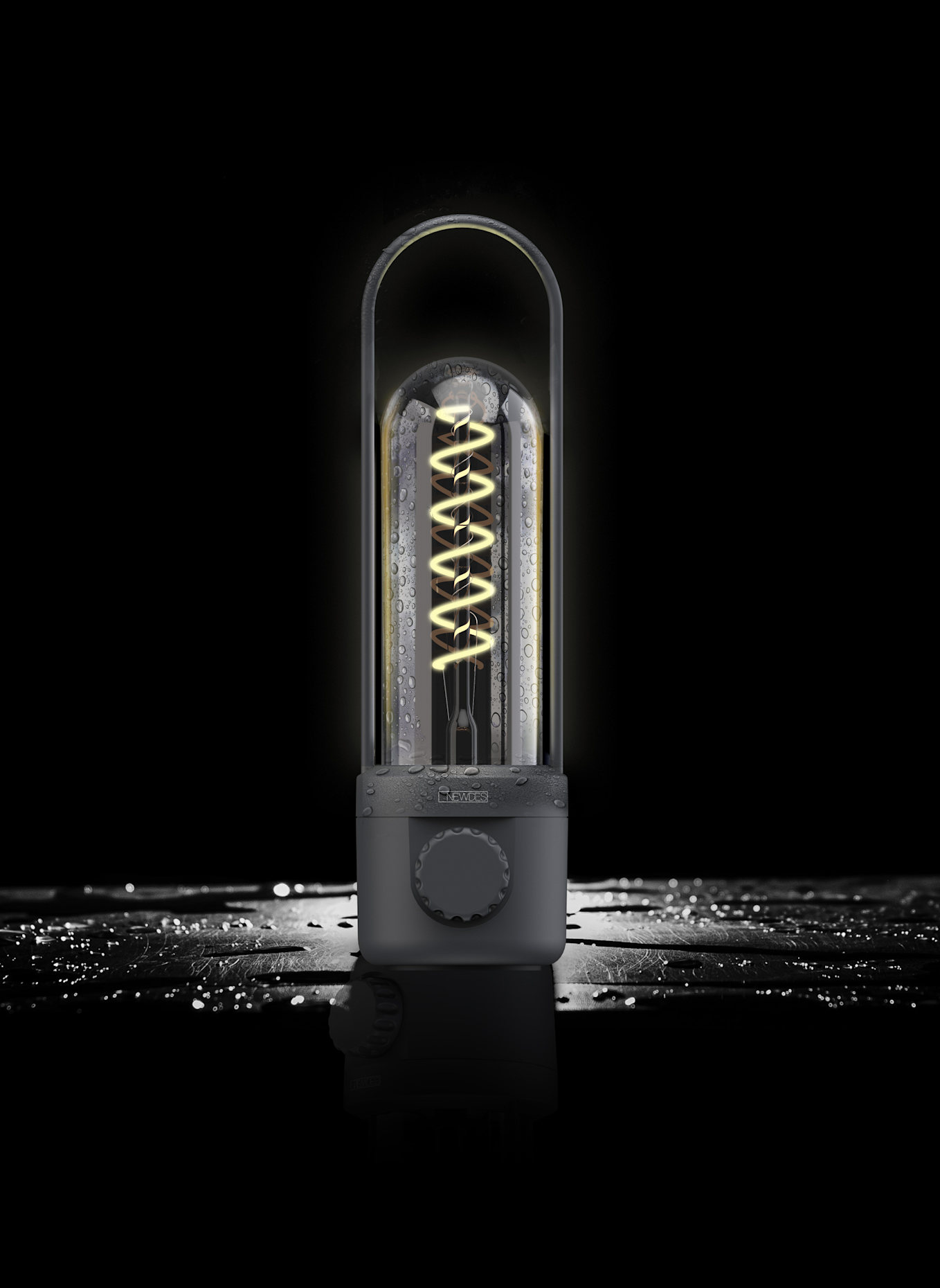 SOMPEX Leuchte COIL: DUNKELGRAU