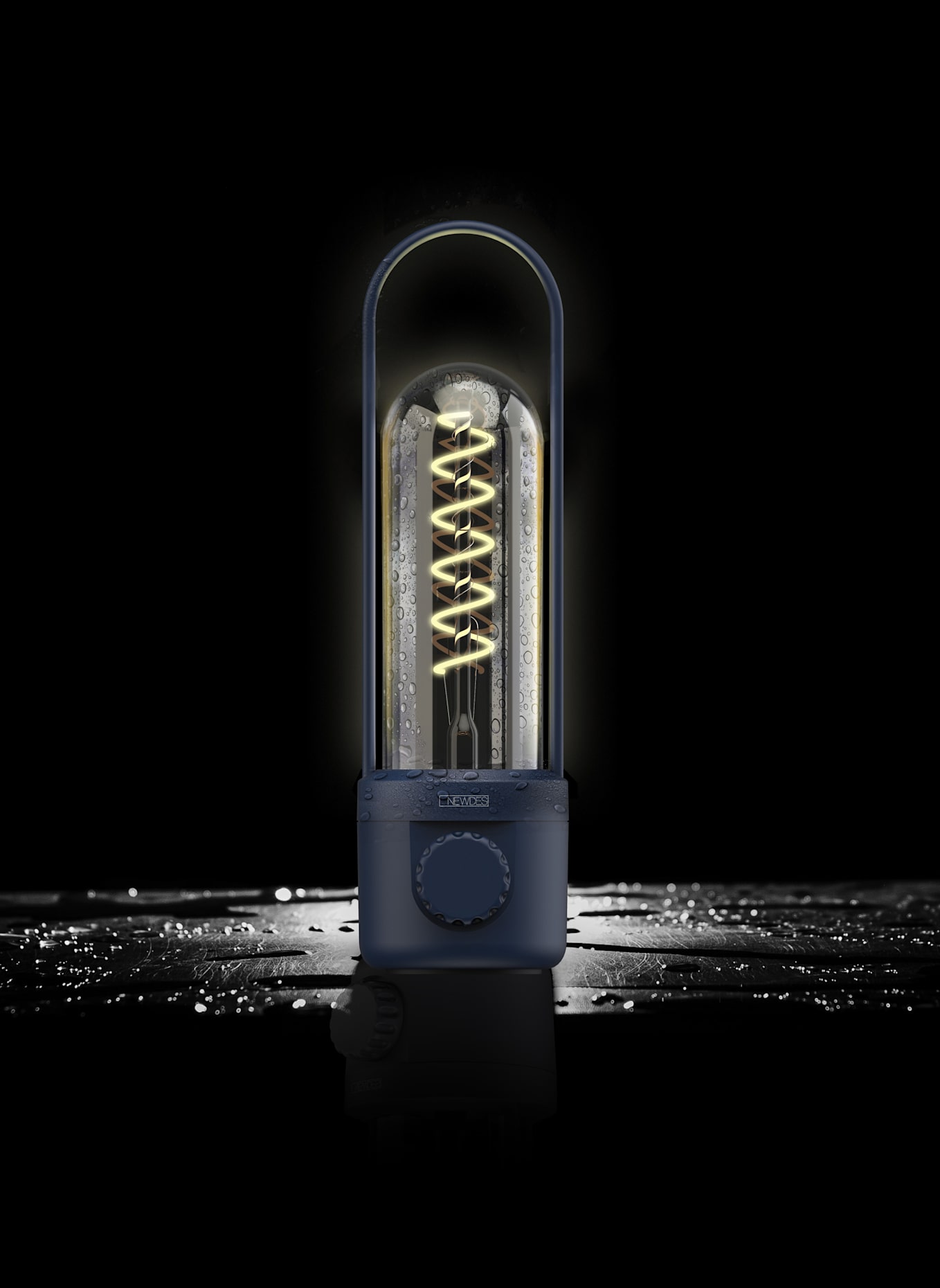SOMPEX Leuchte COIL: BLAU