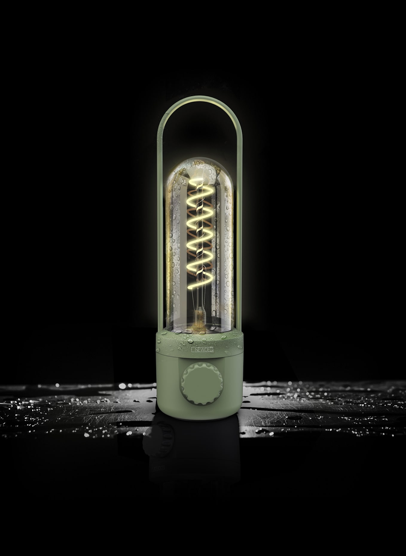 SOMPEX Leuchte COIL: OLIV