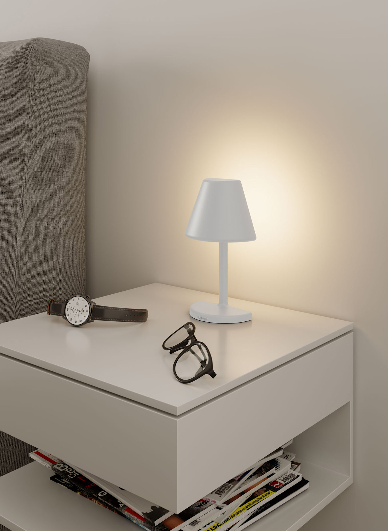SOMPEX Leuchte TWIN: WEISS