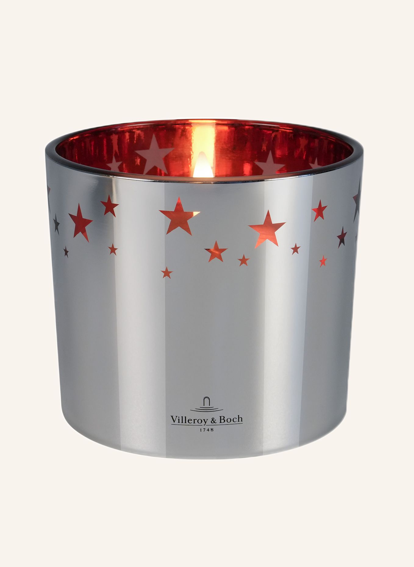 Villeroy & Boch LED-kaars ZURICH: ZILVER