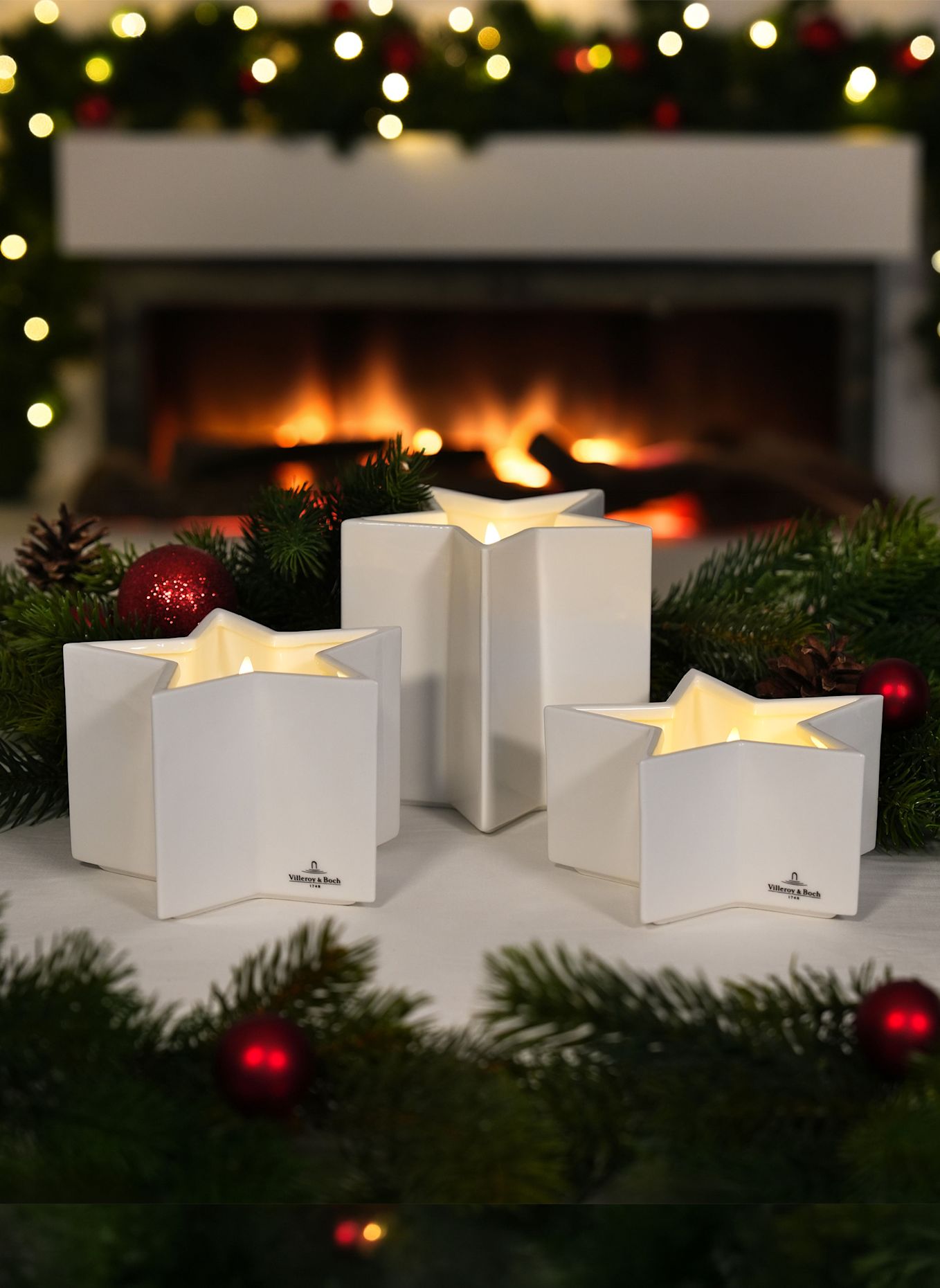Villeroy & Boch LUZERN S LED Candle: WHITE
