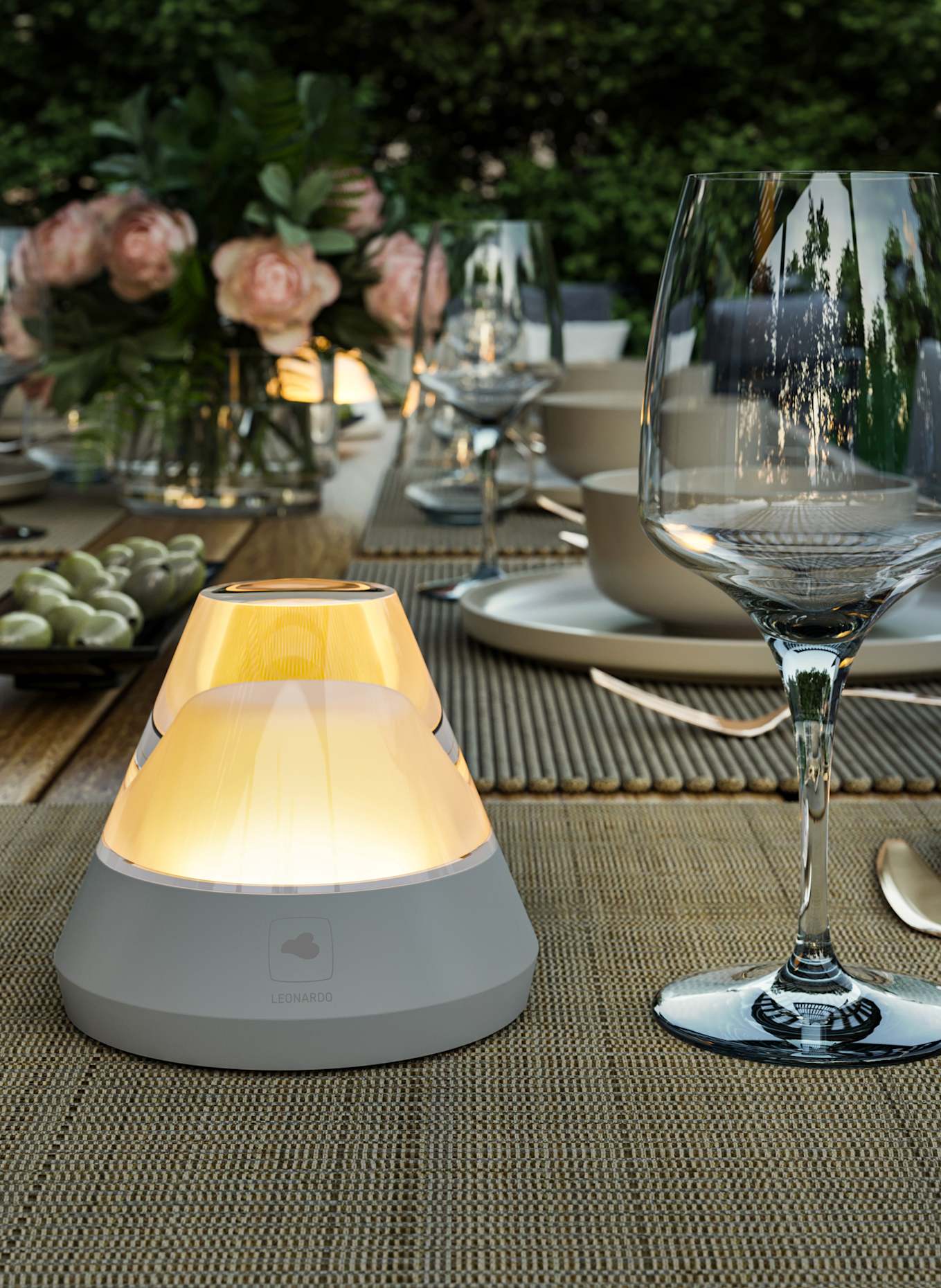 LEONARDO Leuchte SALERNO: GRAU