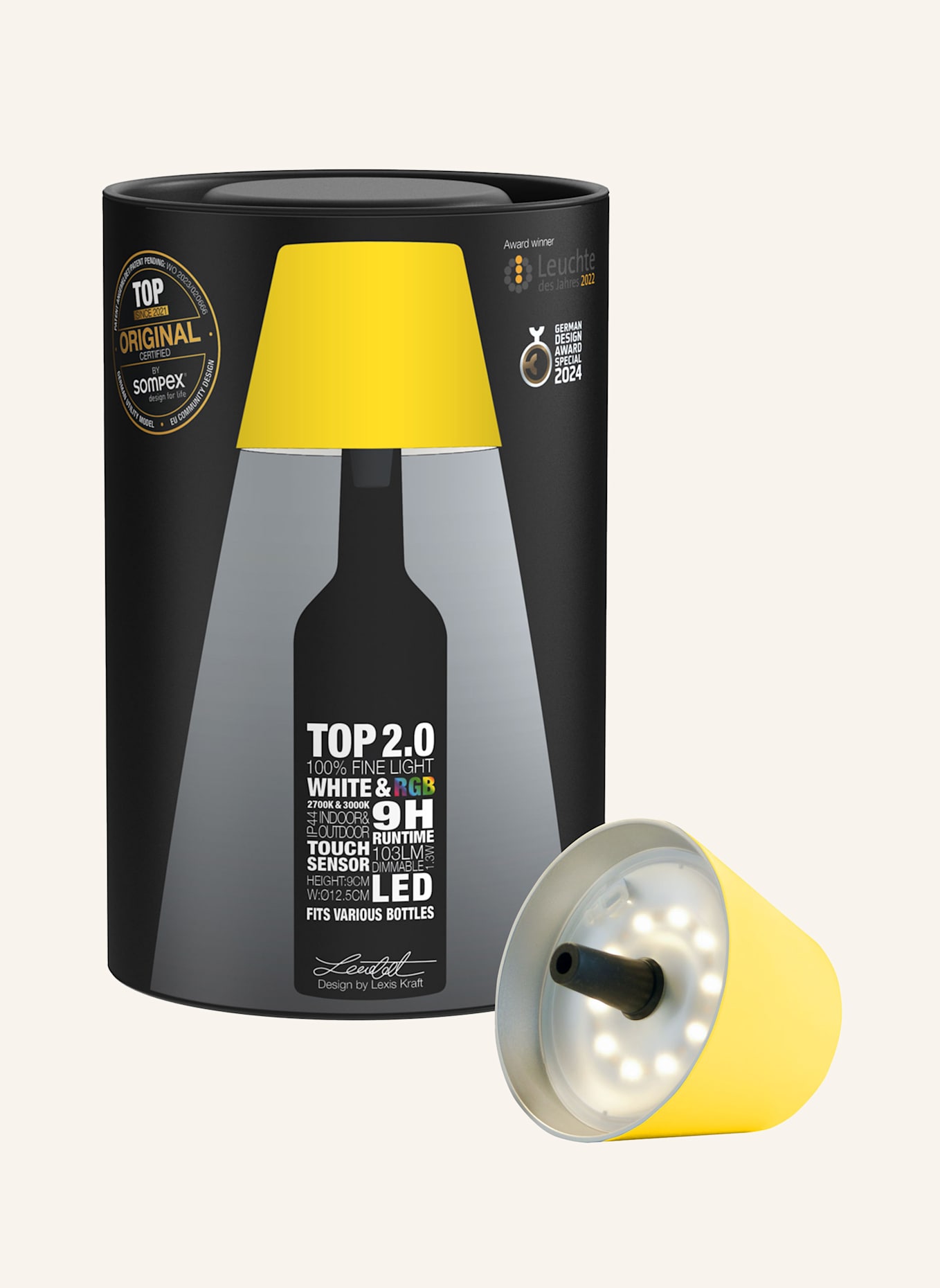 SOMPEX Leuchte TOP2.0: GELB
