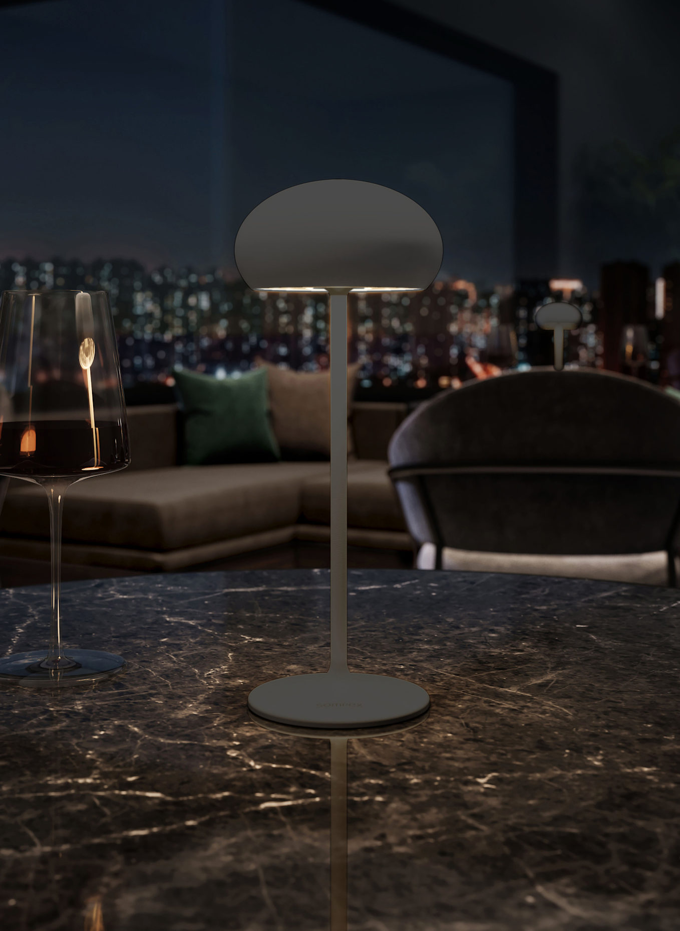 SOMPEX Leuchte PEBBLE: SCHWARZ