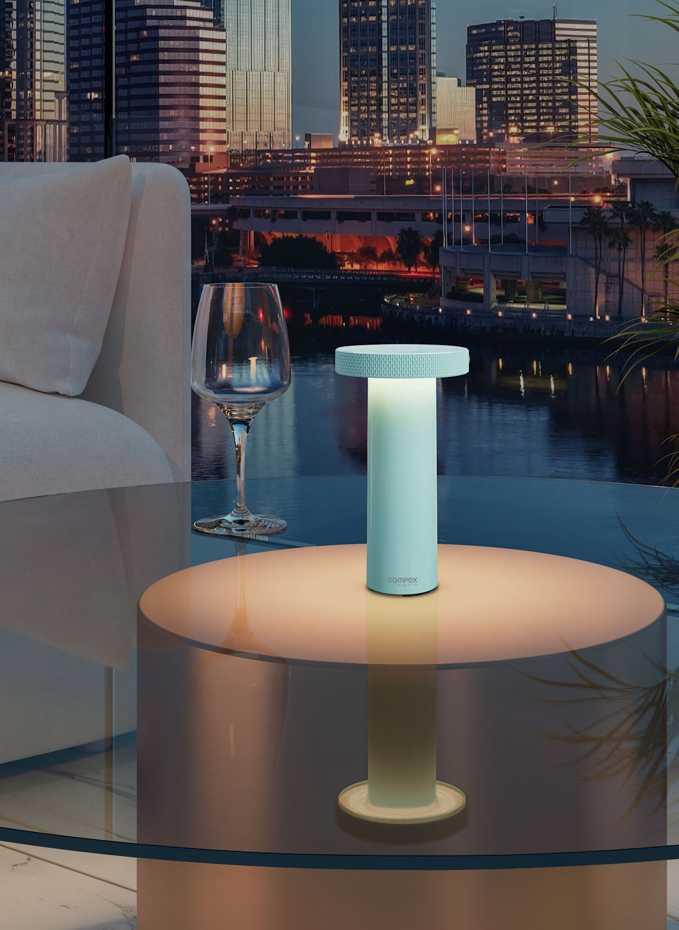 SOMPEX Leuchte VOLUME: TÜRKIS