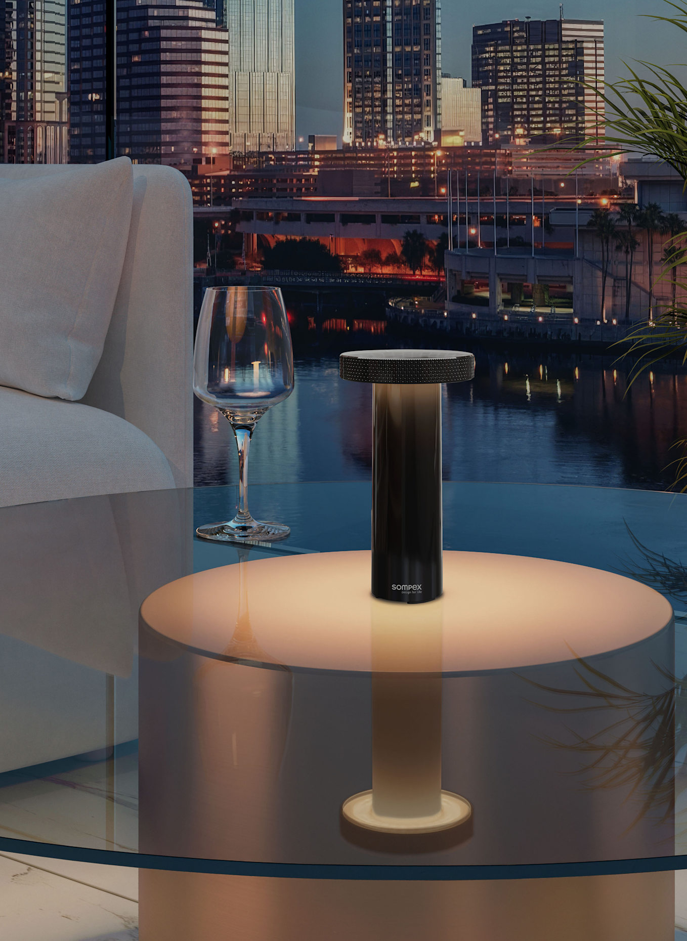 SOMPEX Leuchte VOLUME: SCHWARZ