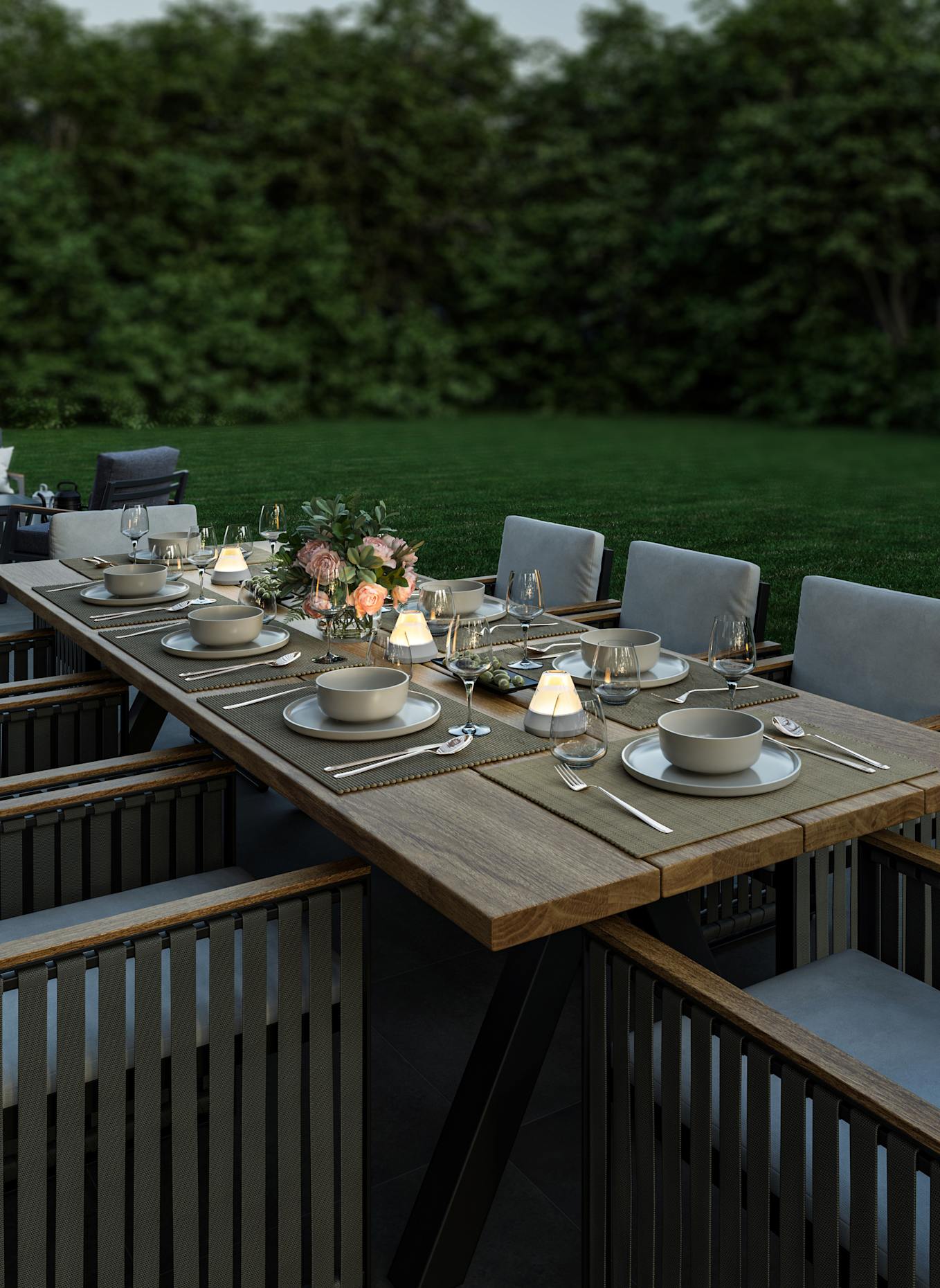 LEONARDO Leuchte SALERNO: GRAU