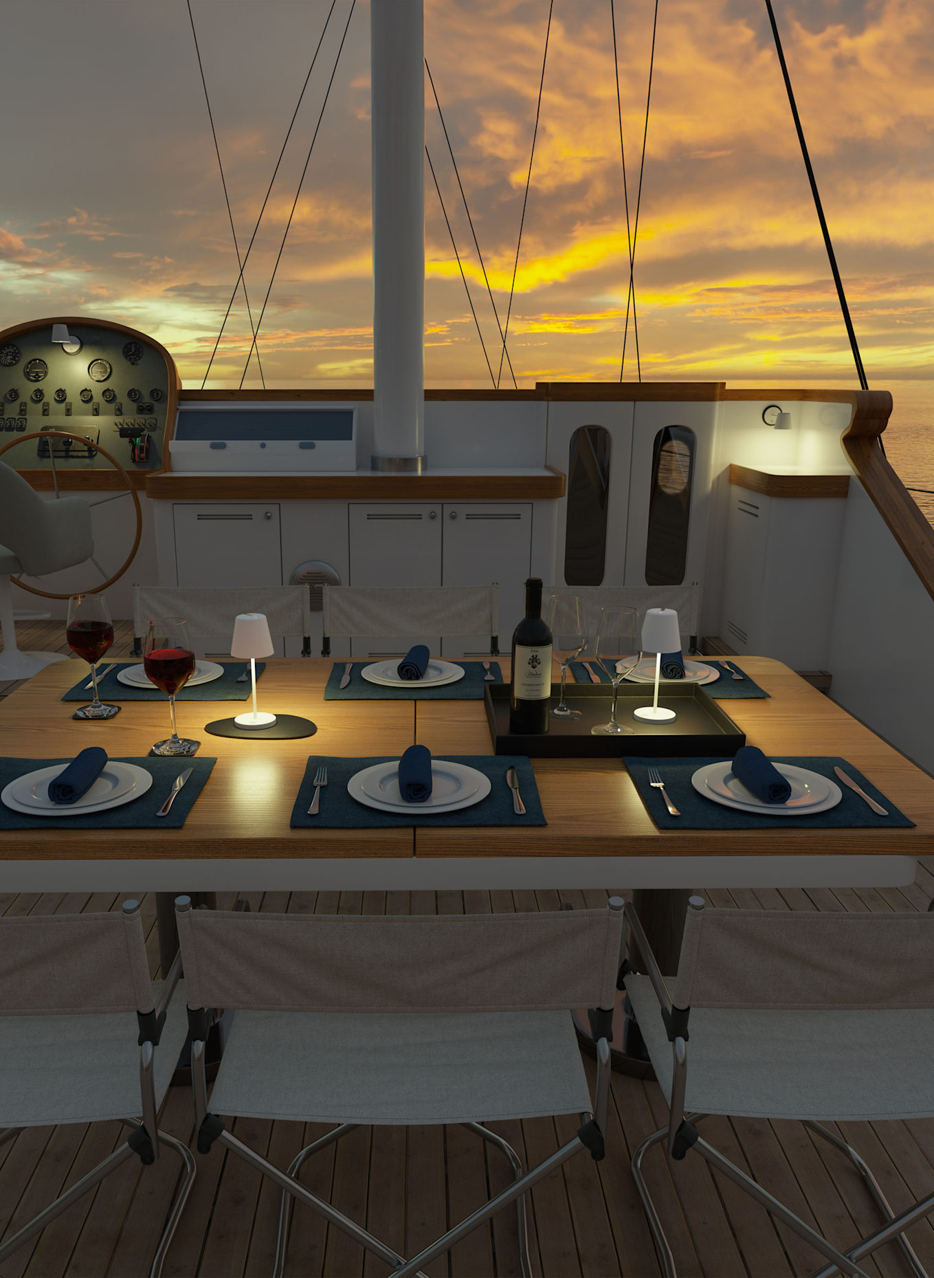 SOMPEX Leuchte PORTOFINO: WEISS