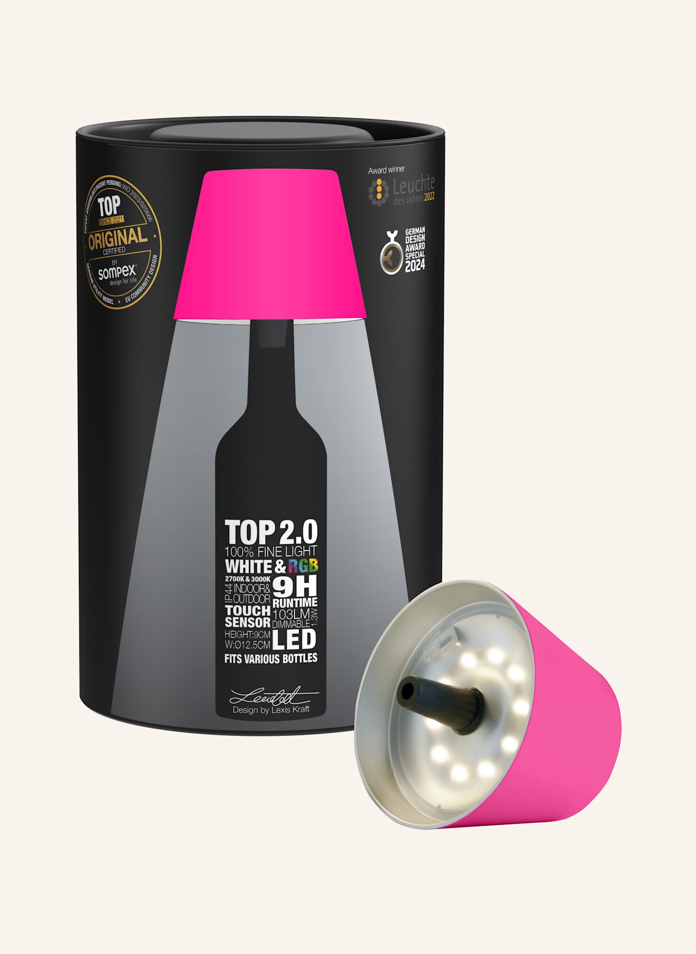 SOMPEX Leuchte TOP2.0: NEONPINK