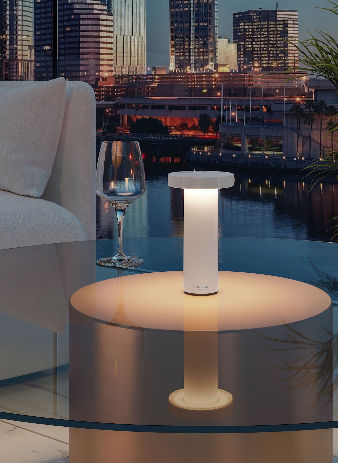 SOMPEX Leuchte VOLUME: WEISS