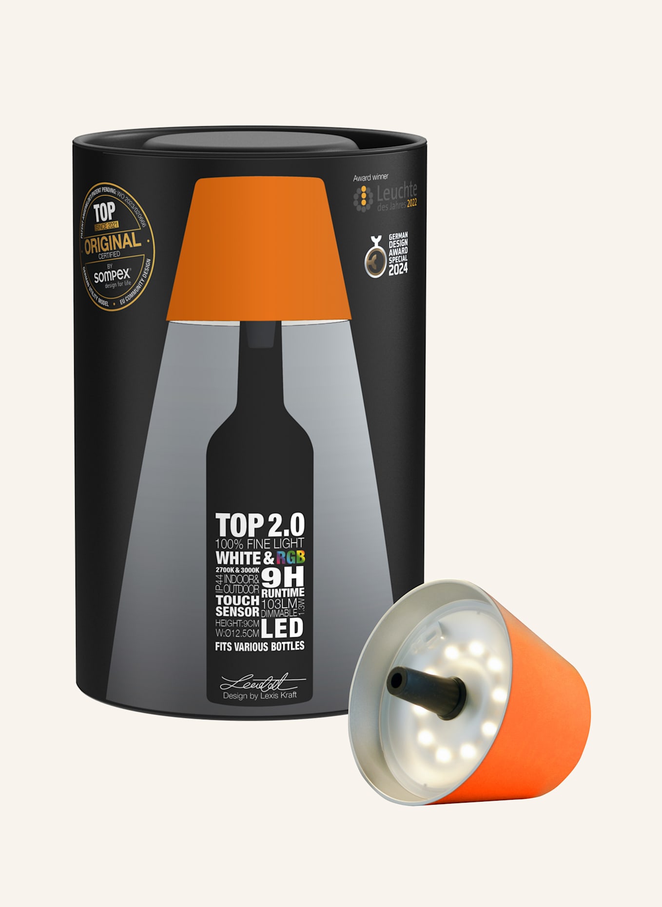 SOMPEX Leuchte TOP2.0: ORANGE