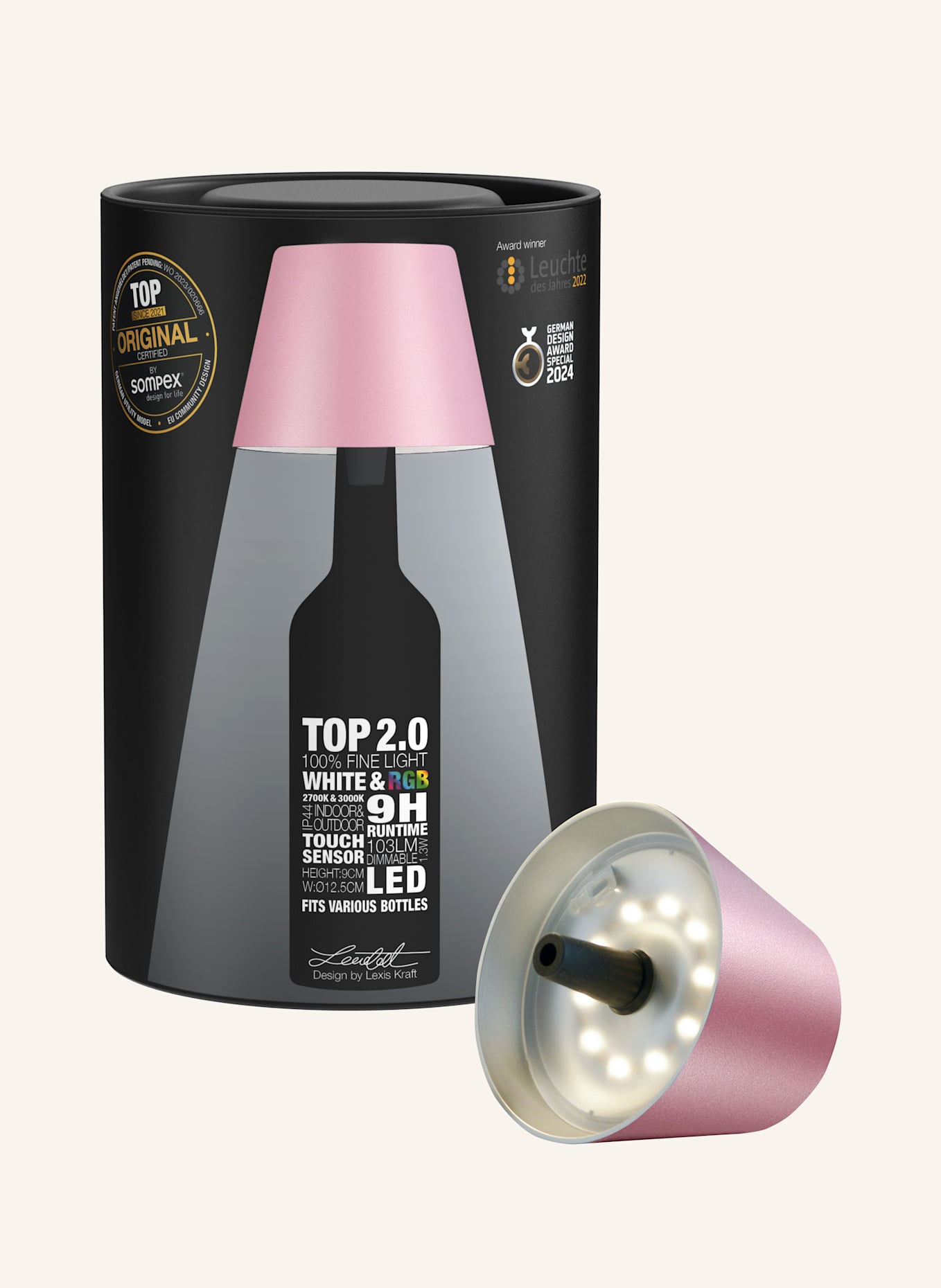 SOMPEX Leuchte TOP2.0: PINK