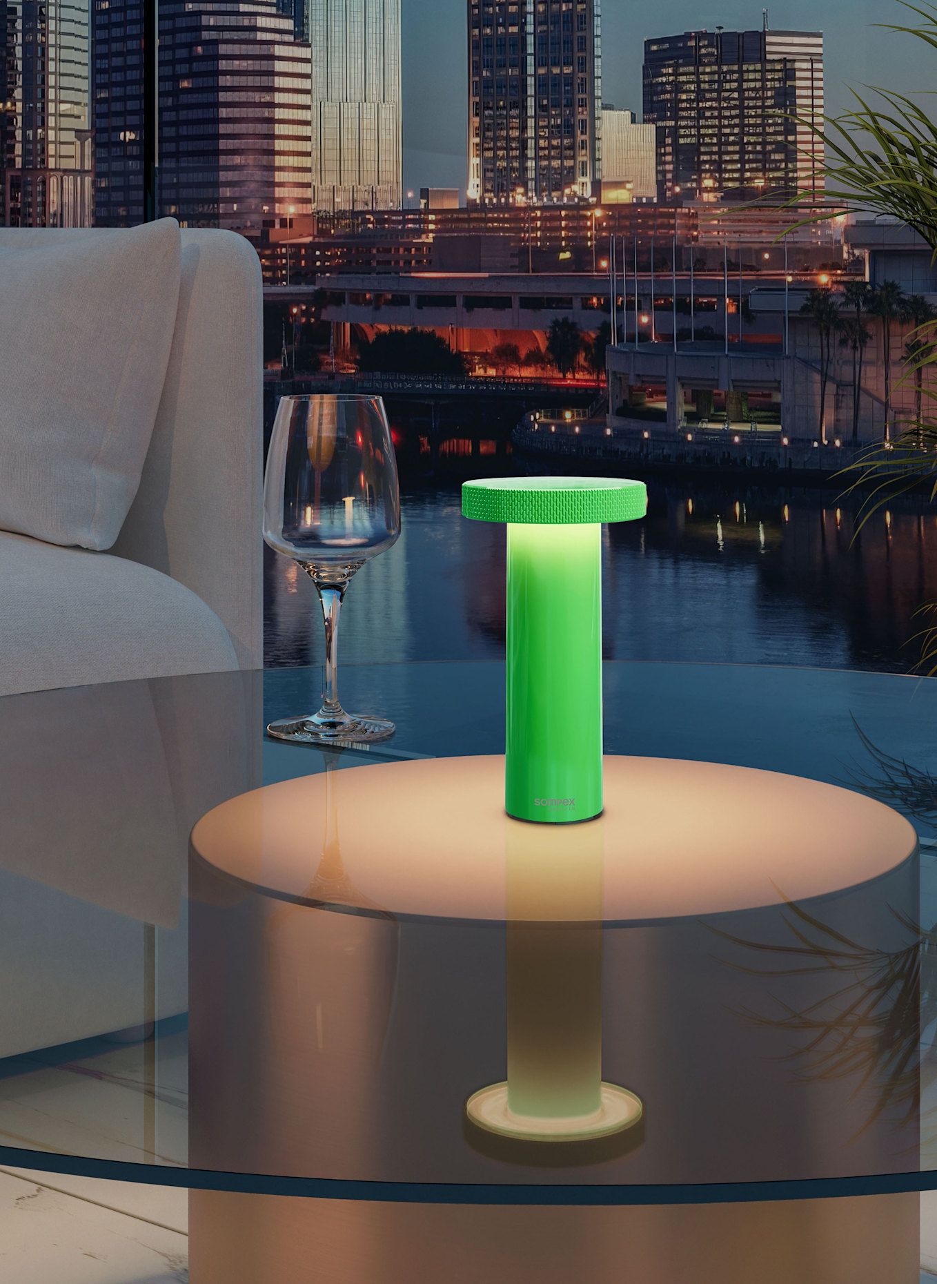 SOMPEX Leuchte VOLUME: NEONGRÜN