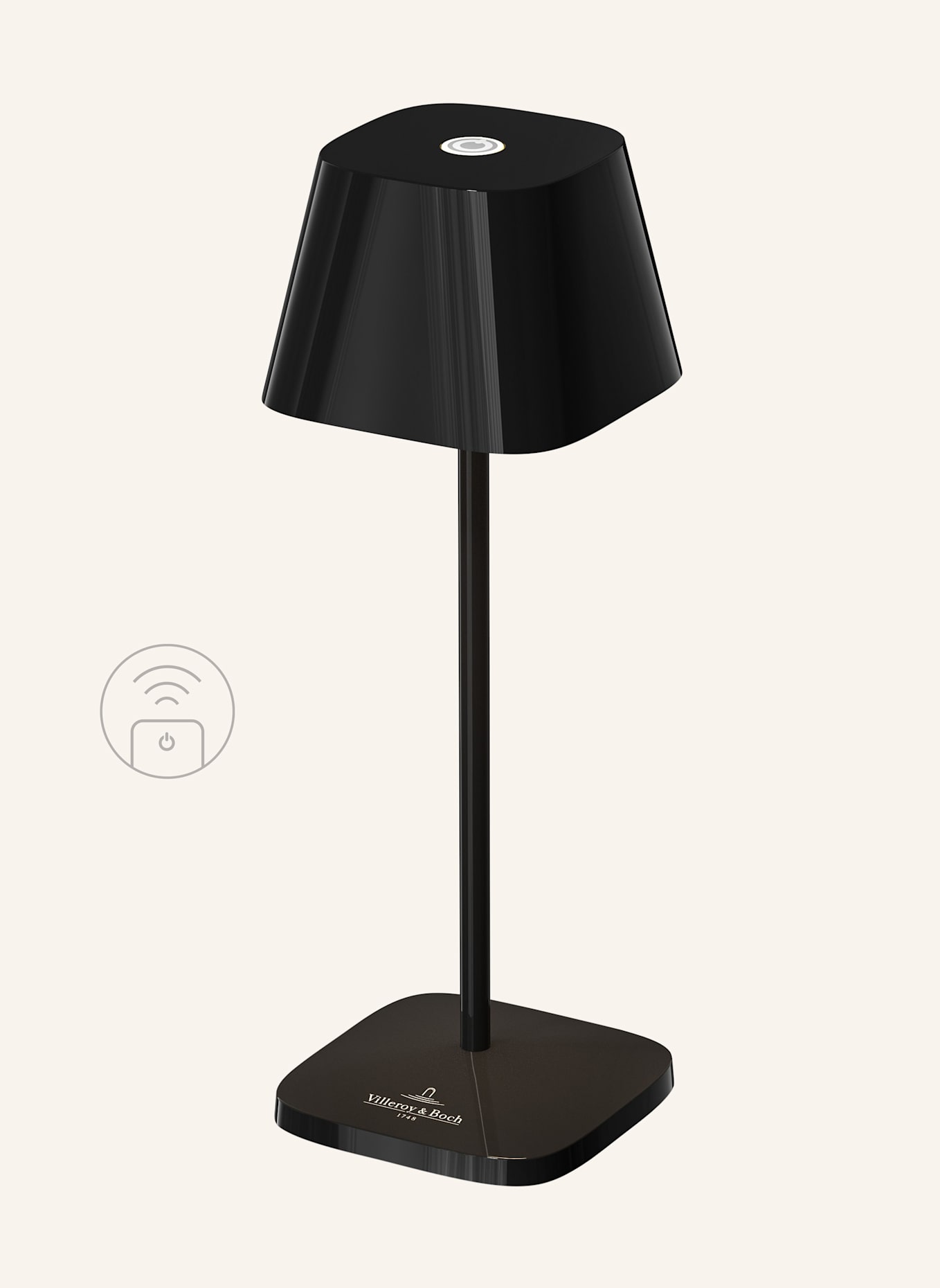 Villeroy & Boch Leuchte NEAPEL MICRO CERAMIC RC: SCHWARZ