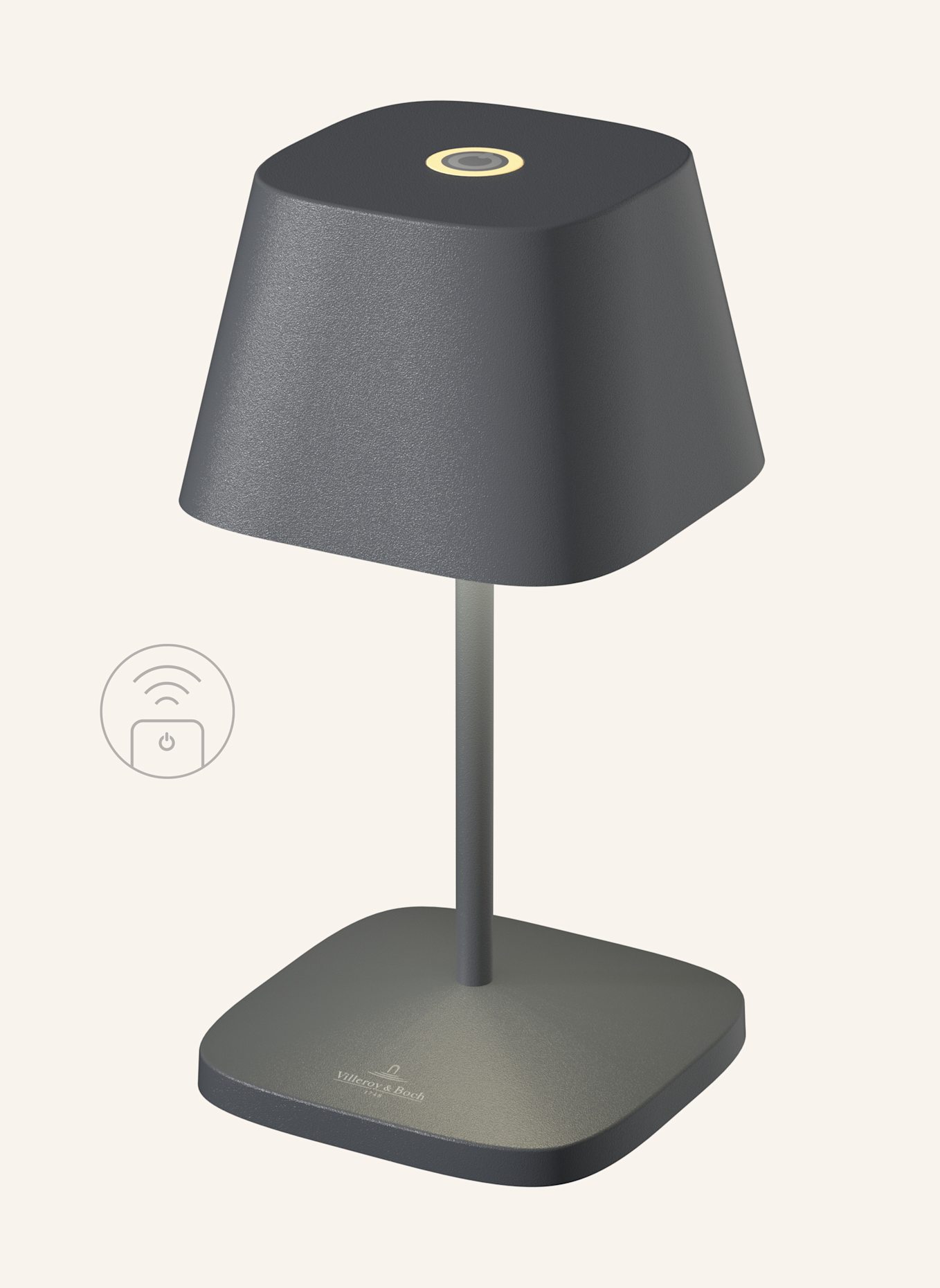 Villeroy & Boch Leuchte NEAPEL RC: DUNKELGRAU