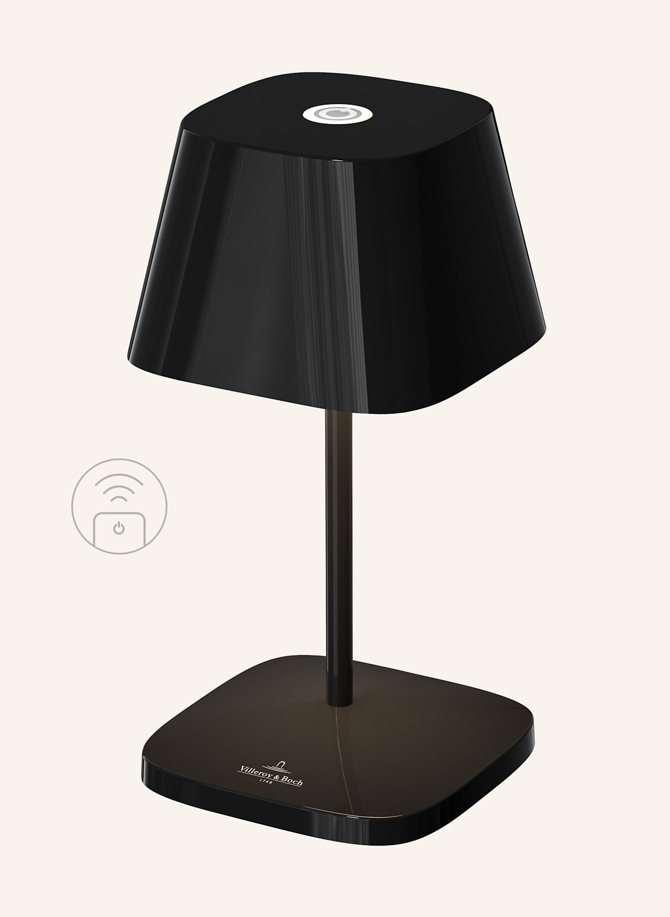 Villeroy & Boch Leuchte NEAPEL CERAMIC RC: SCHWARZ