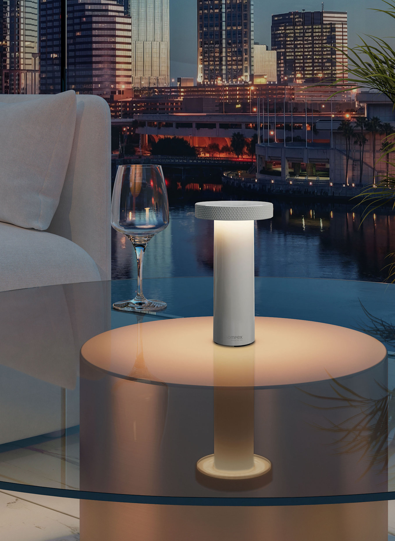 SOMPEX Leuchte VOLUME: GRAU