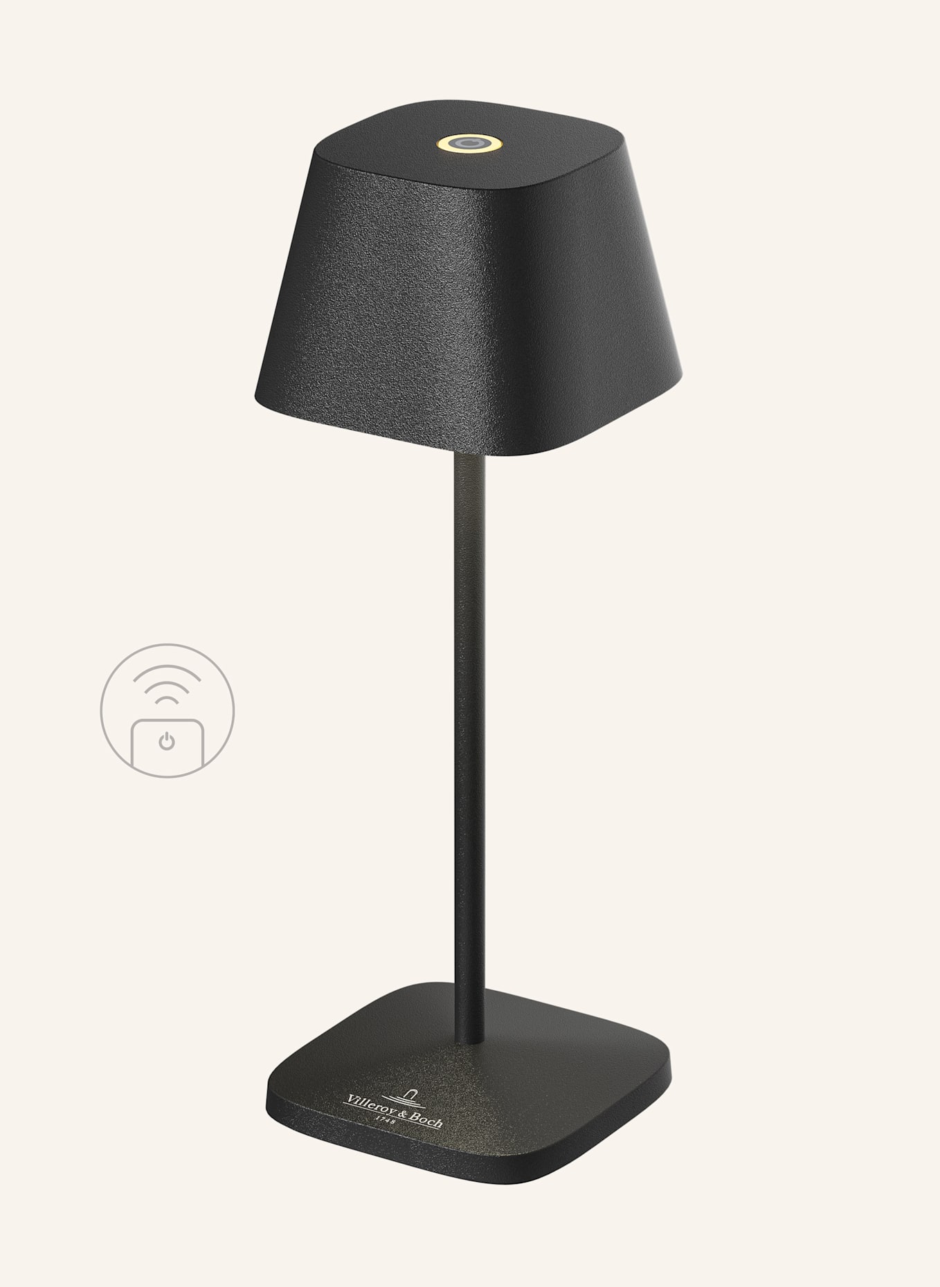 Villeroy & Boch Leuchte NEAPEL MICRO RC: SCHWARZ