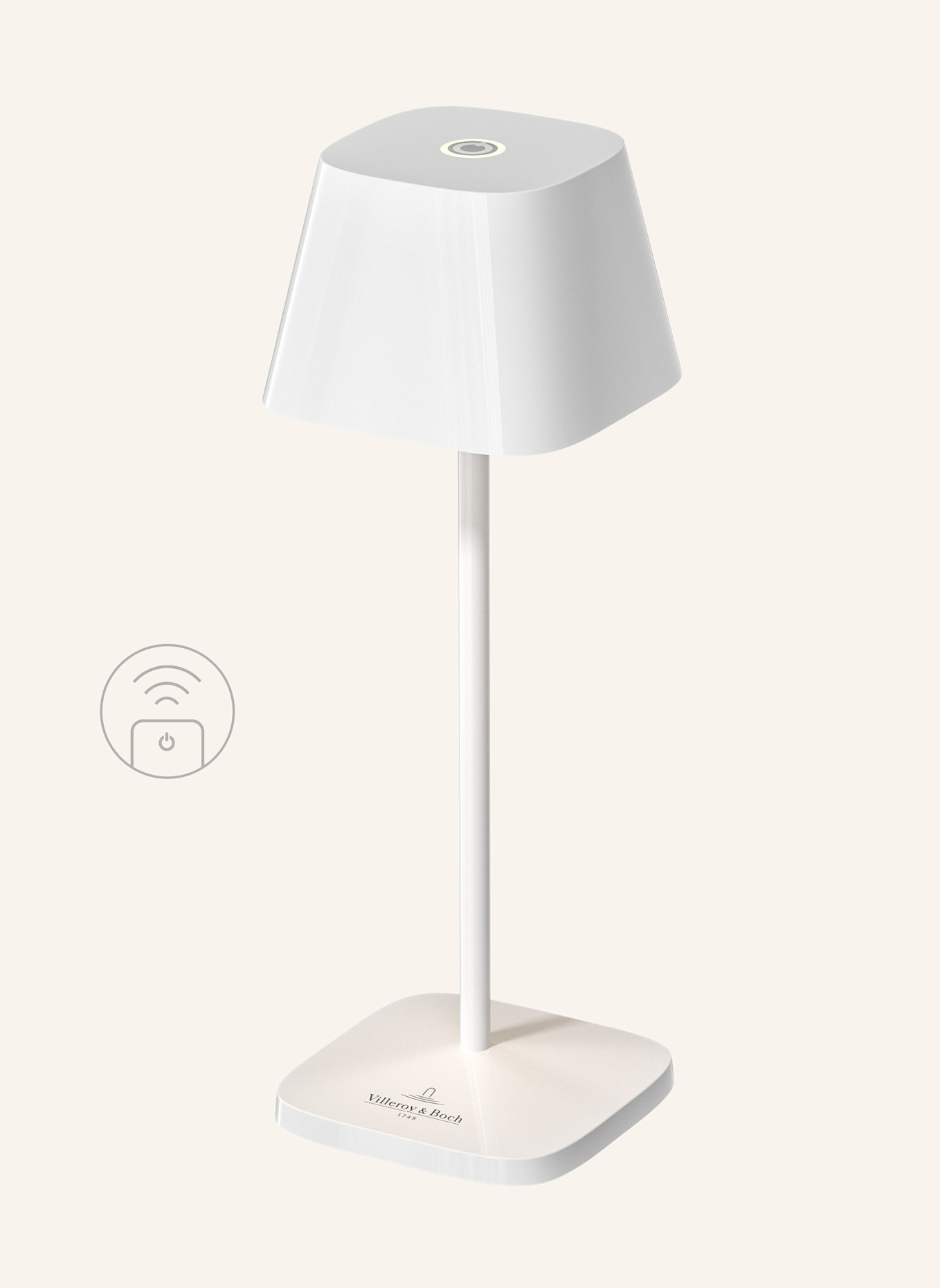 Villeroy & Boch Leuchte NEAPEL MICRO CERAMIC RC: WEISS