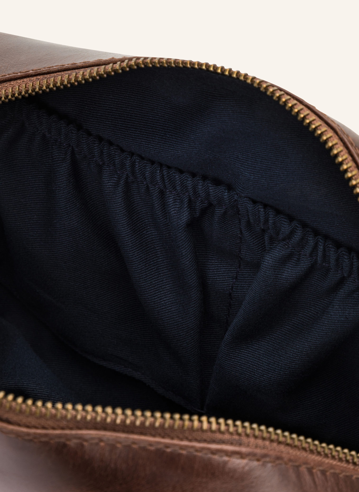 BUCKLE & SEAM Kulturtasche EVEREST: BRAUN