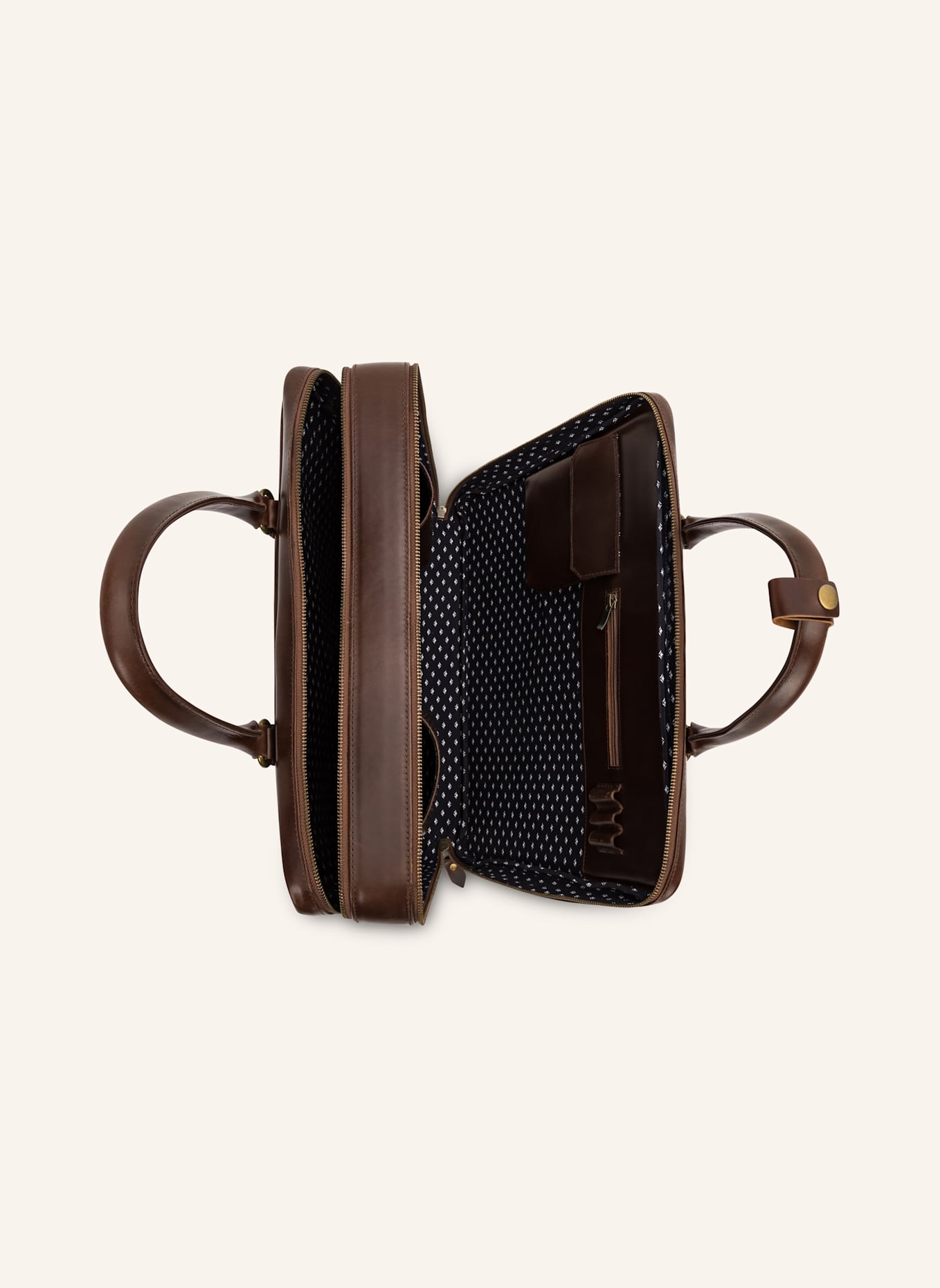 BUCKLE & SEAM Business-Tasche ALBERT: BRAUN