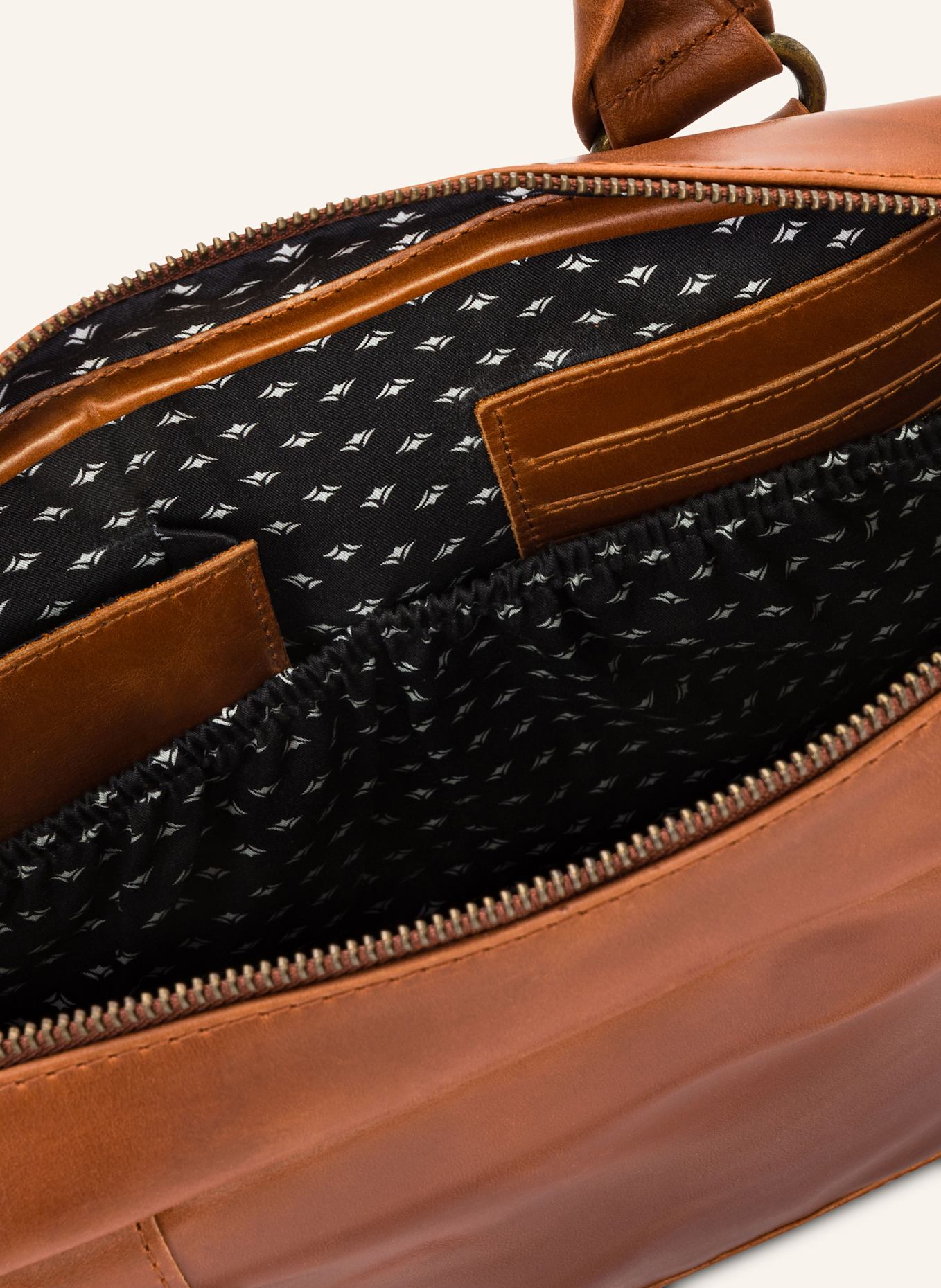 BUCKLE & SEAM Business-Tasche EVERETT: COGNAC