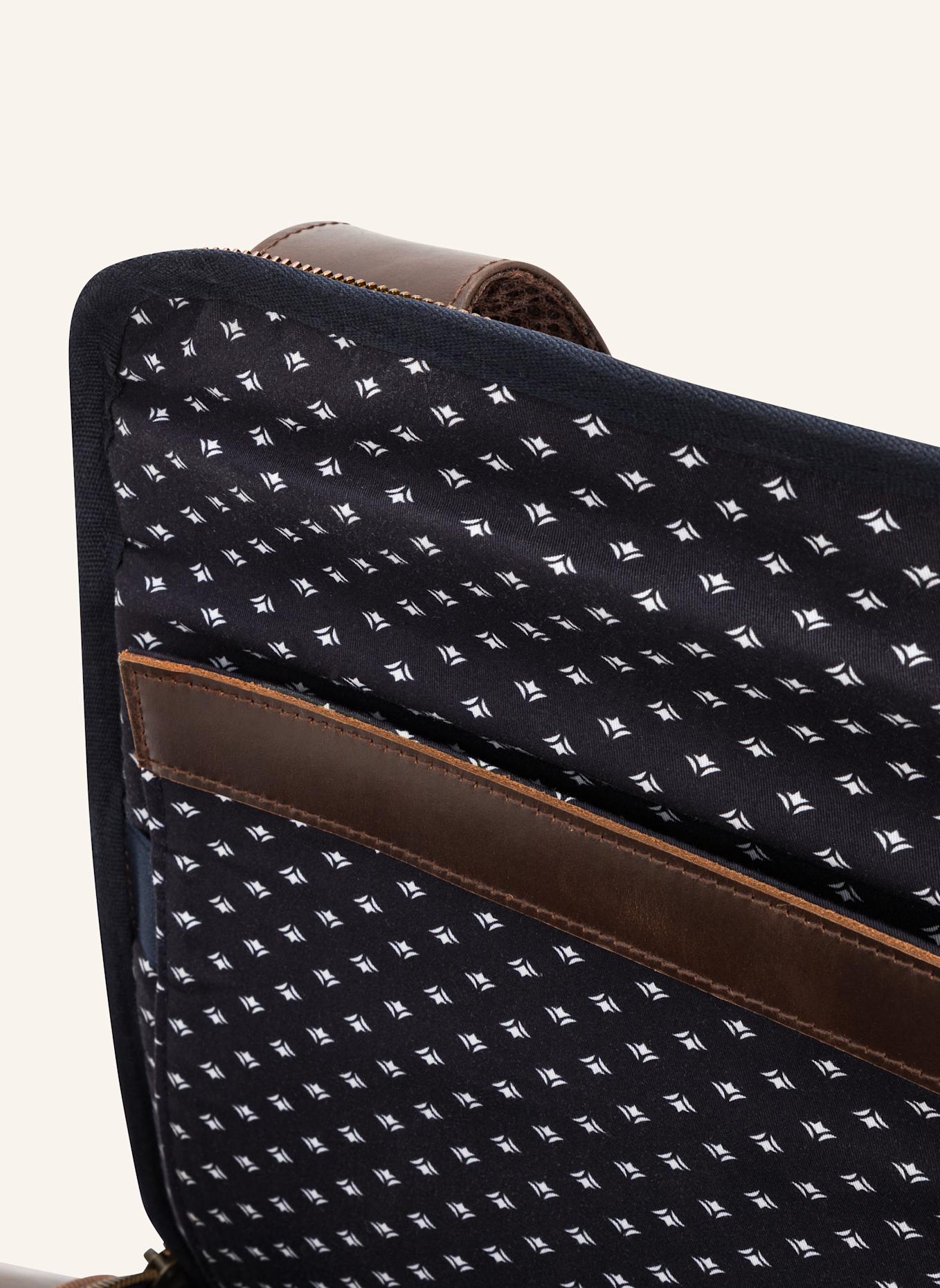 BUCKLE & SEAM Rucksack LEON mit Laptop-Fach: BRAUN