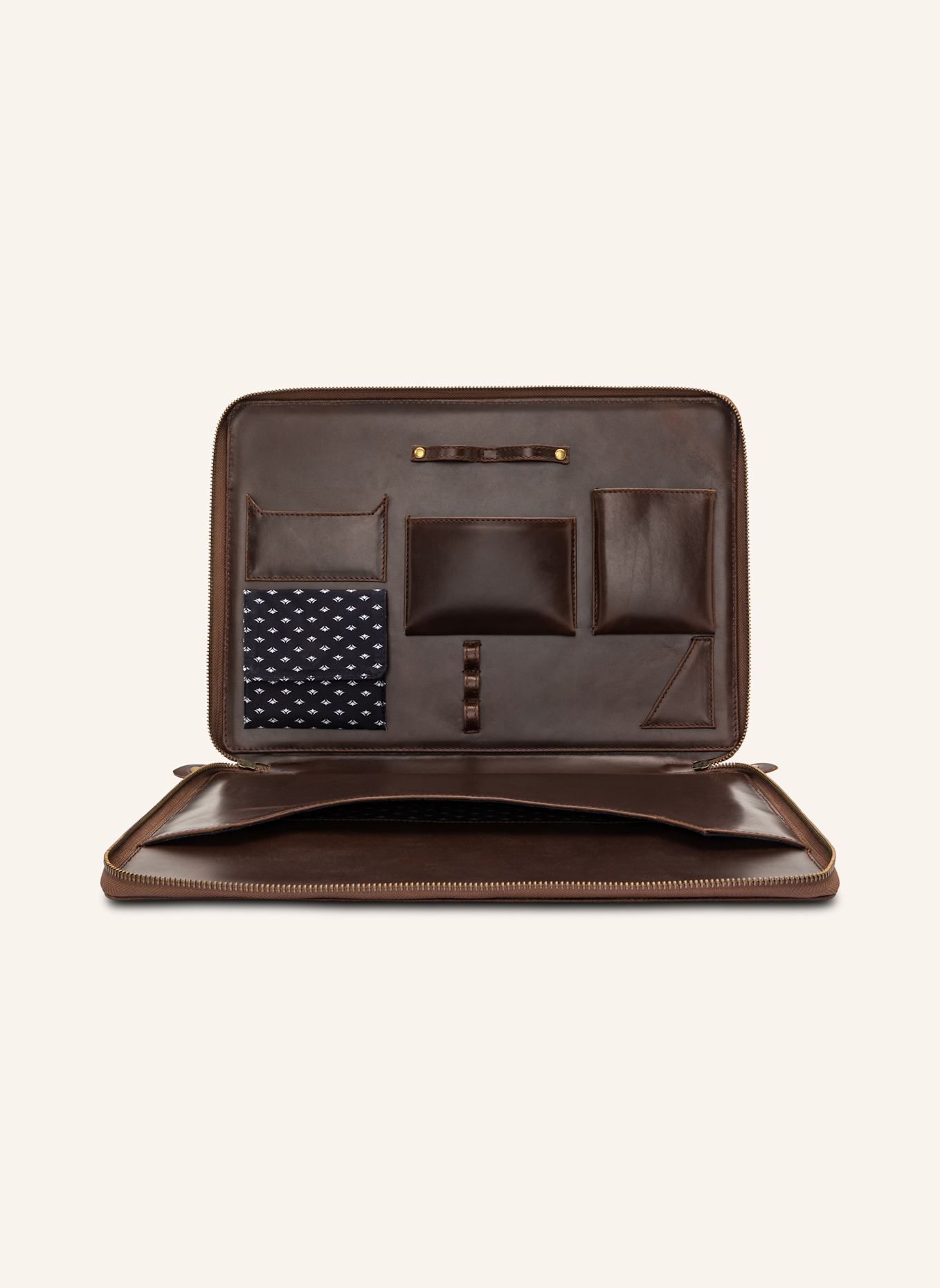BUCKLE & SEAM Business-Tasche RALPH: BRAUN