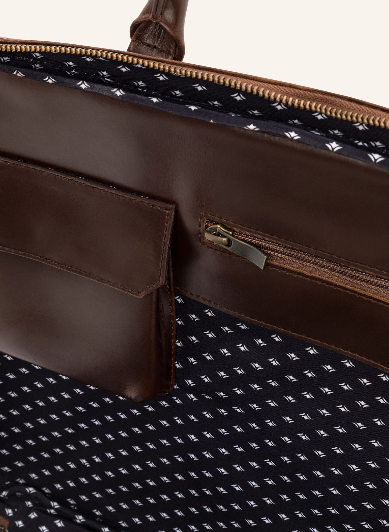 BUCKLE & SEAM Business-Tasche ALBERT: BRAUN