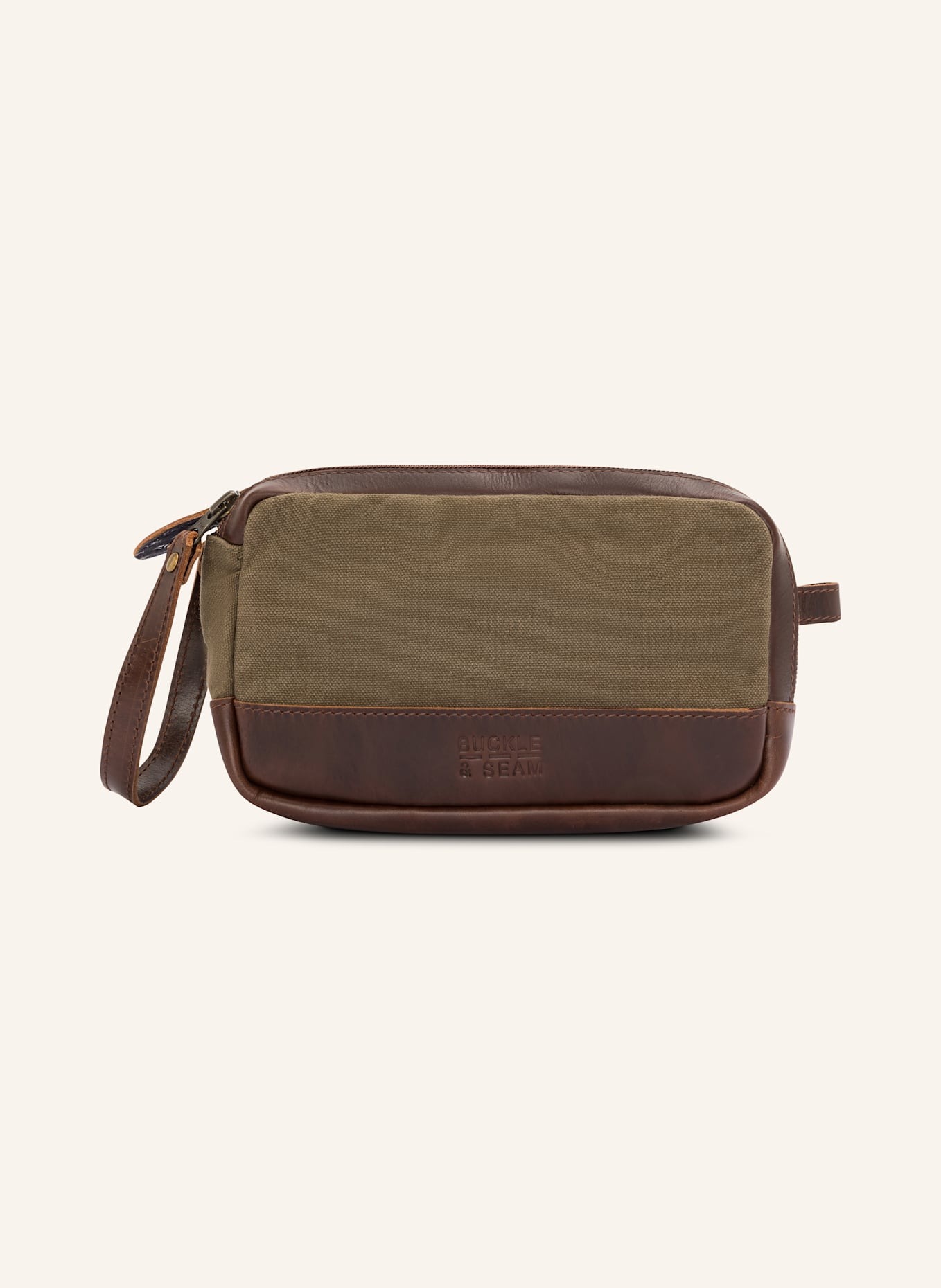 BUCKLE & SEAM Kulturbeutel BRUNO: GRÜN