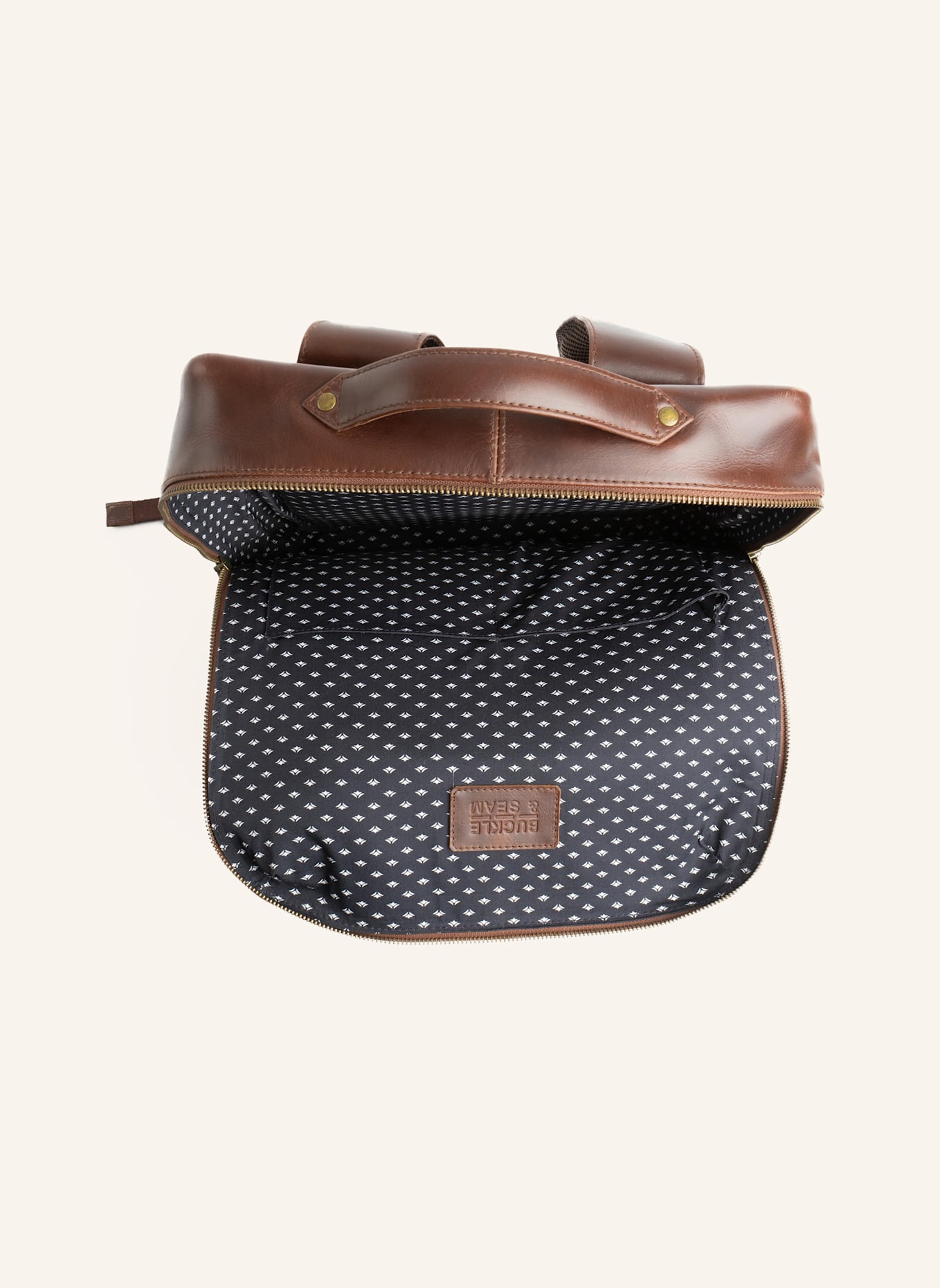 BUCKLE & SEAM Rucksack MIK: BRAUN