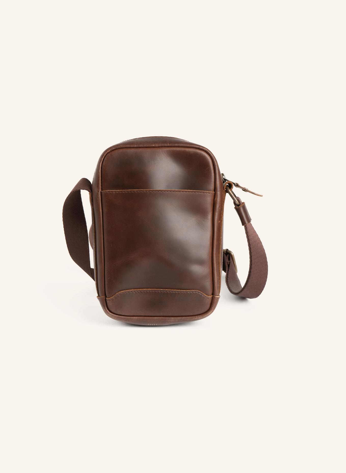 BUCKLE & SEAM Umhängetasche RUNNER: BRAUN