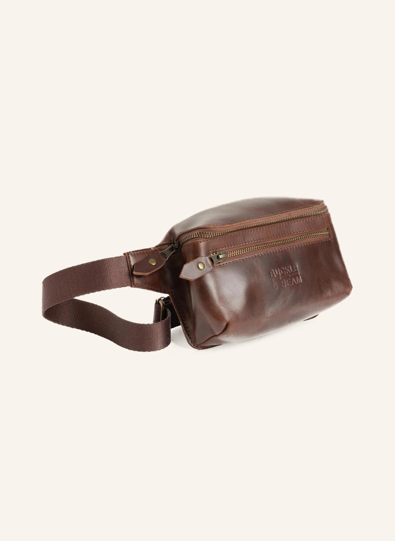BUCKLE & SEAM Umhängetasche DASH: BRAUN