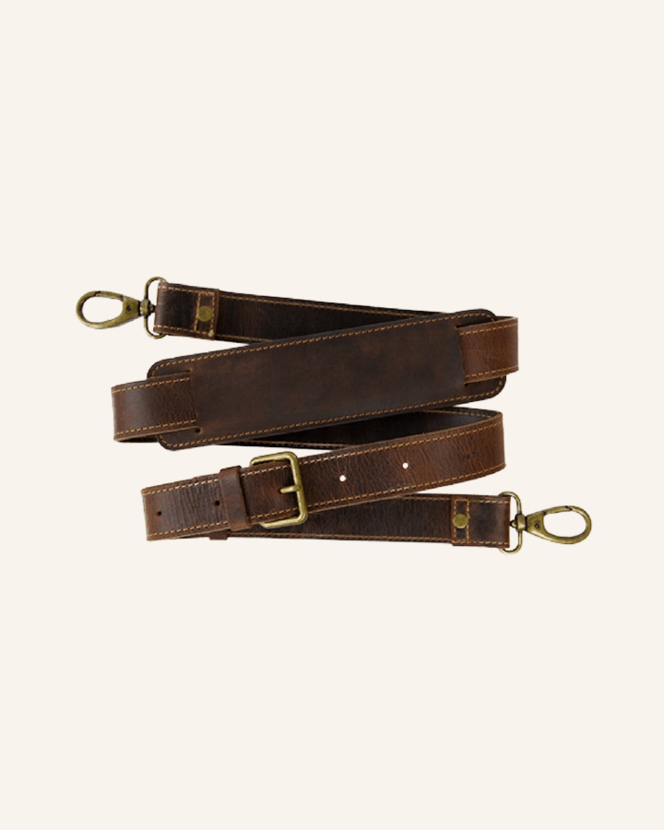 BUCKLE & SEAM Leder Schultergurt SCHULTERGURT: BRAUN