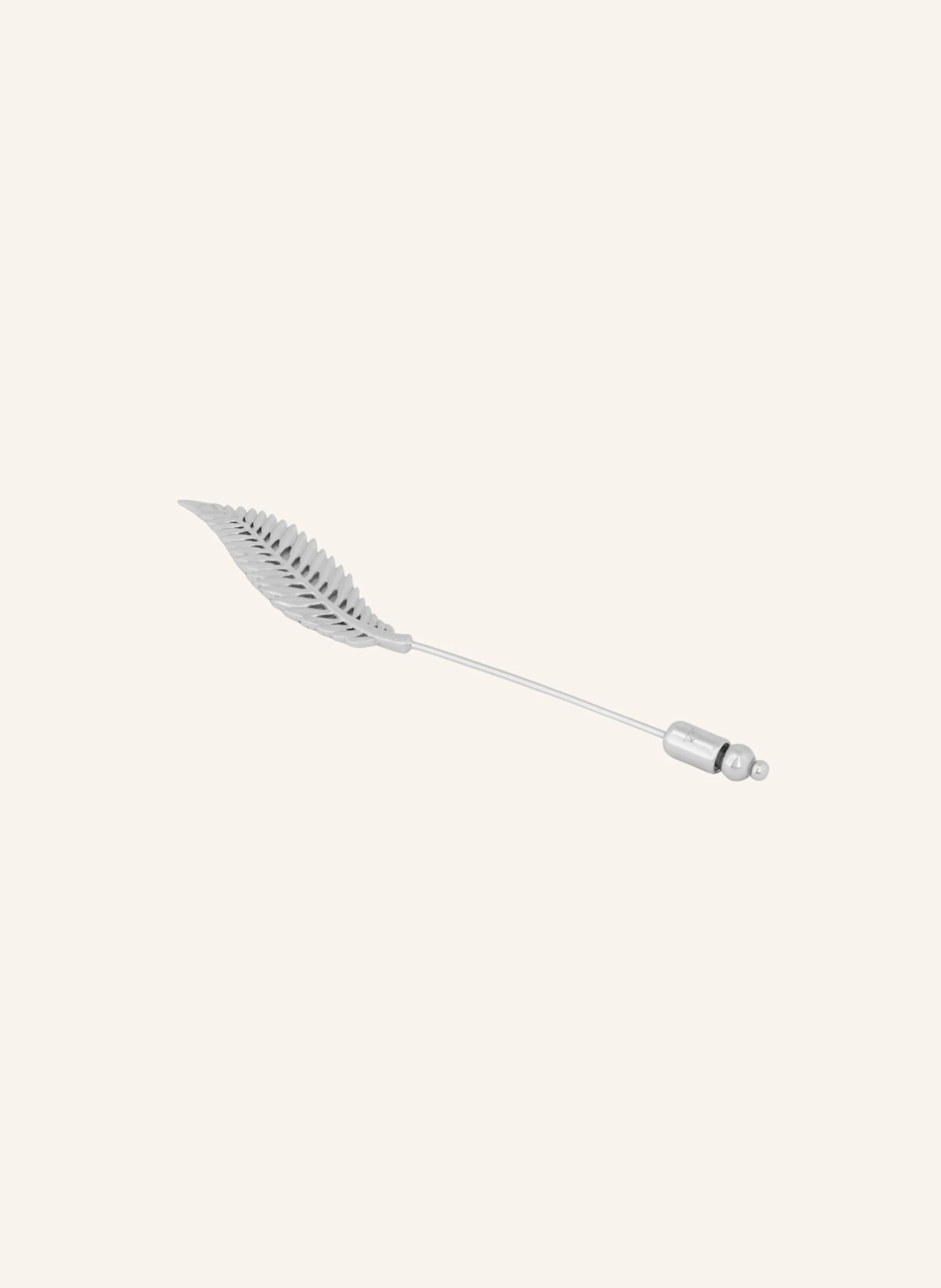 TATEOSSIAN Fern Leaf Lapel Anstecknadel: SILBER