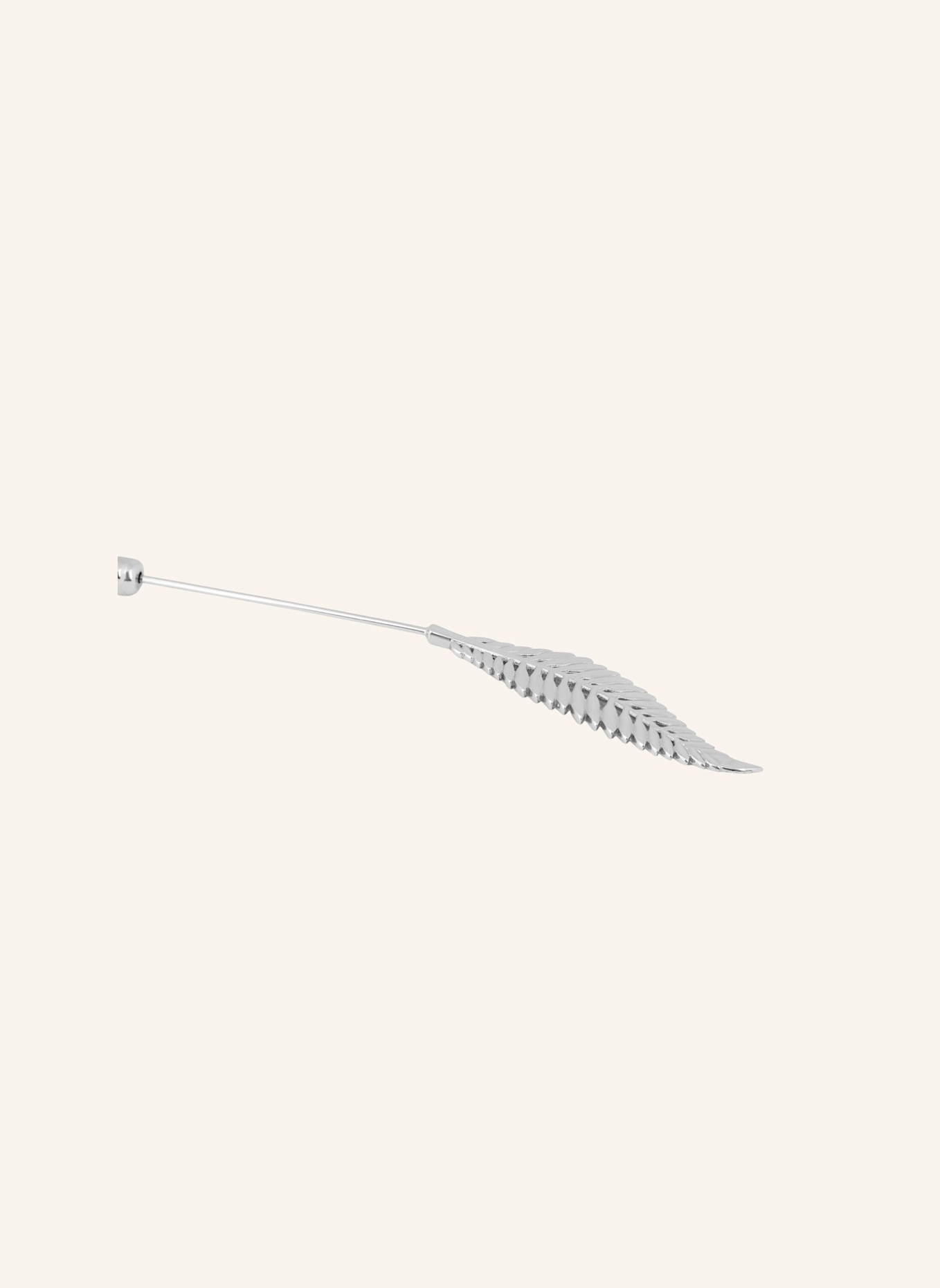 TATEOSSIAN Fern Leaf Lapel Anstecknadel: SILBER