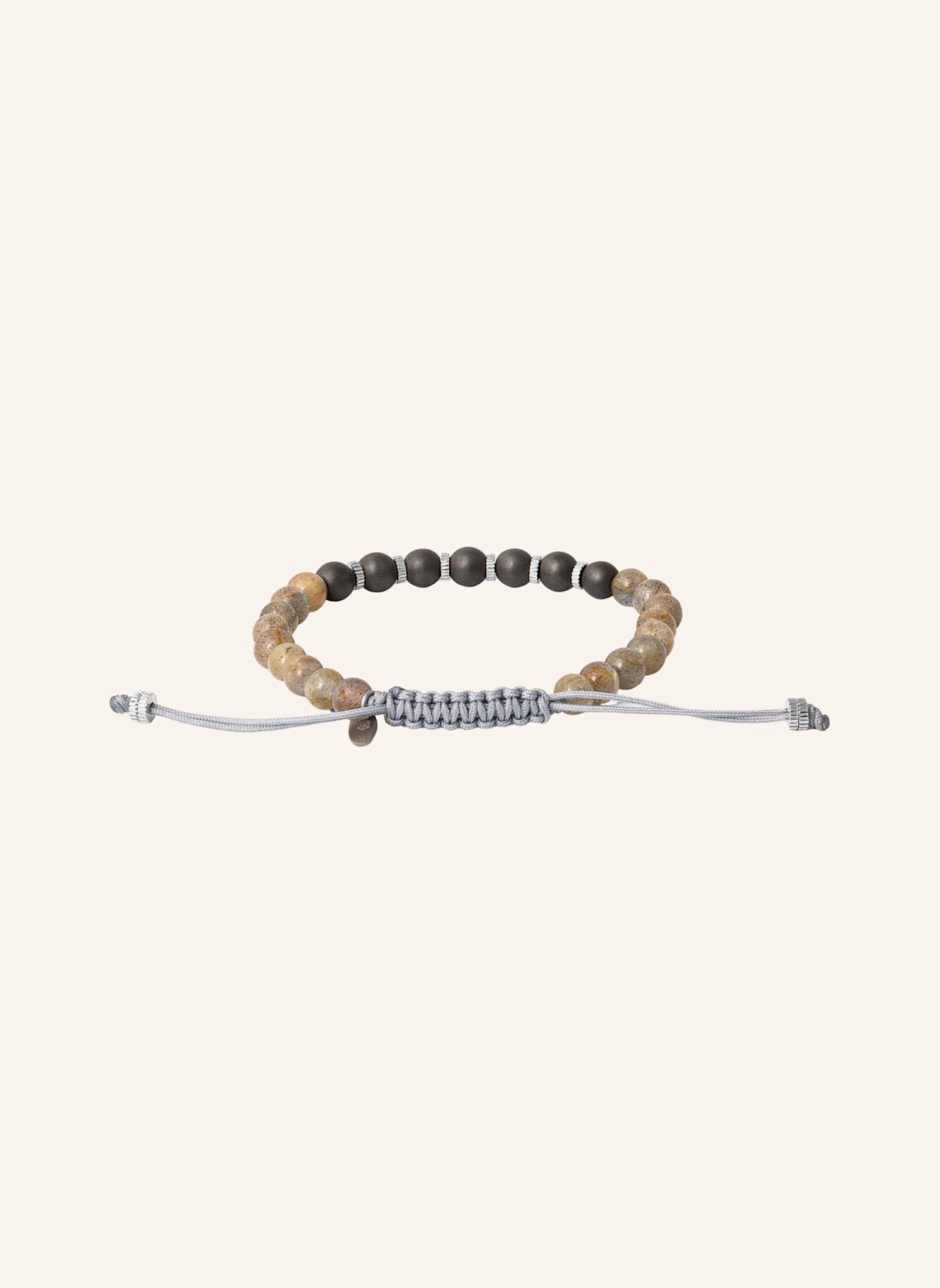TATEOSSIAN Armband MAKRAMEE: GRAU