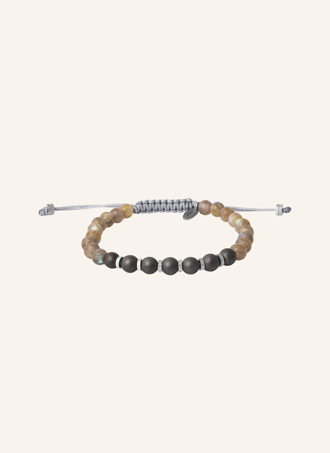 TATEOSSIAN Armband MAKRAMEE: GRAU