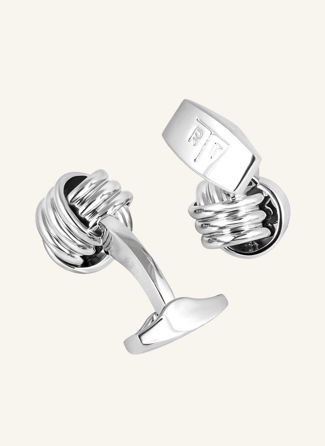 TATEOSSIAN Manschettenknöpfe CABLE KNOT: SILBER