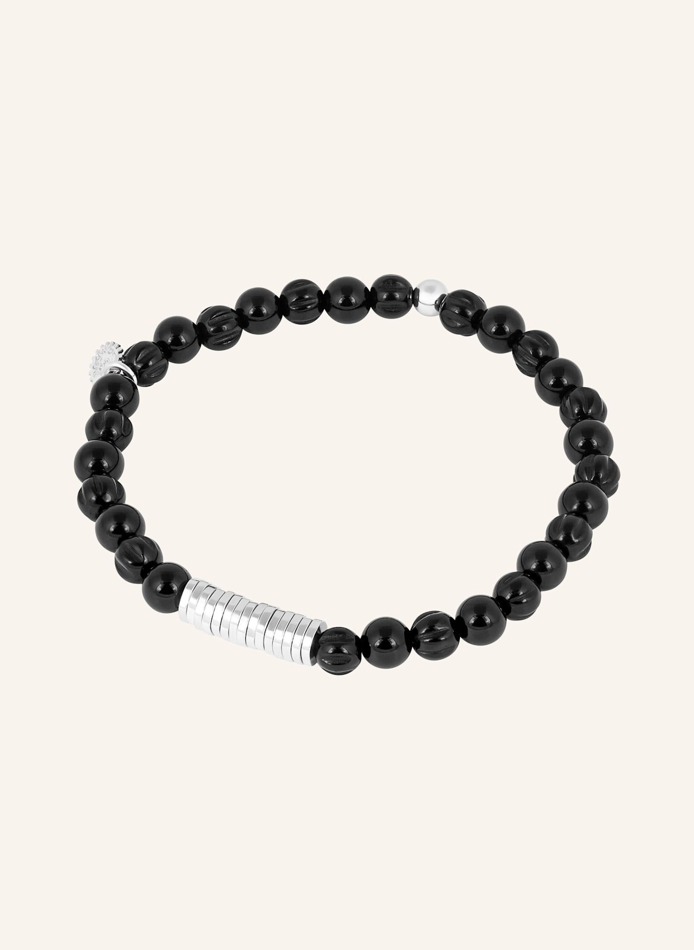 TATEOSSIAN Armband CLASSIC DISCS: SCHWARZ