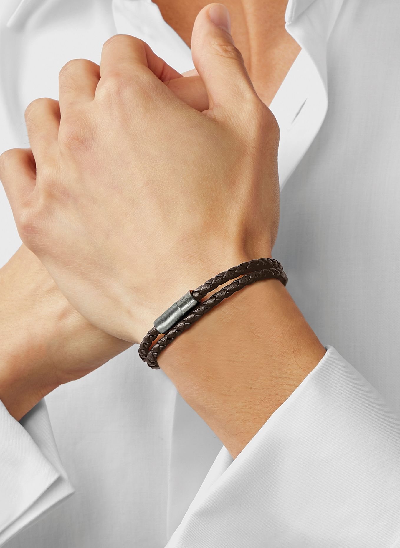 TATEOSSIAN Armband DOUBLE WRAP POP RIGATO: BRAUN