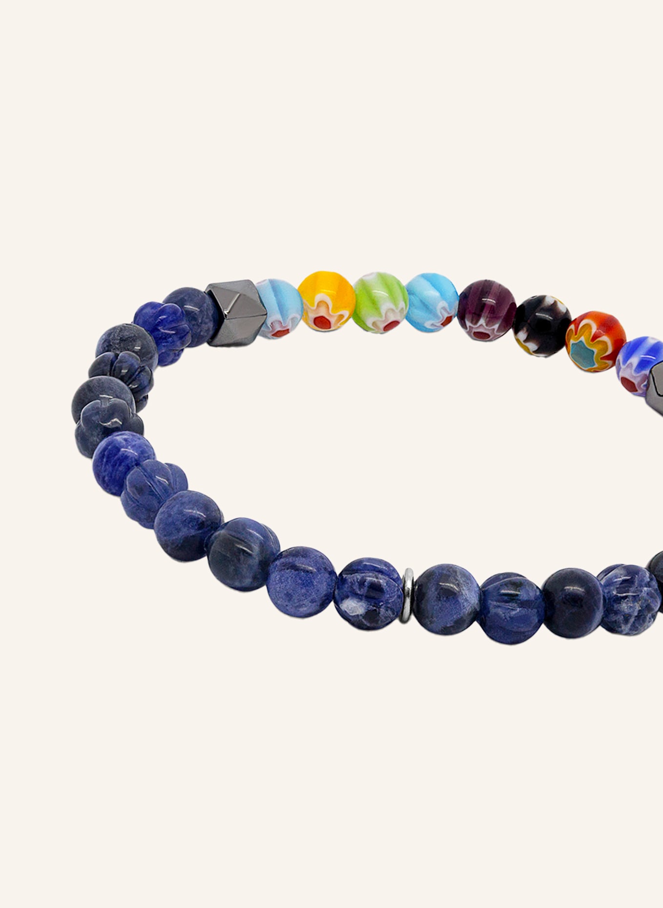TATEOSSIAN Armband MILLEFIORI SEMI-PRECIOUS: BLAU