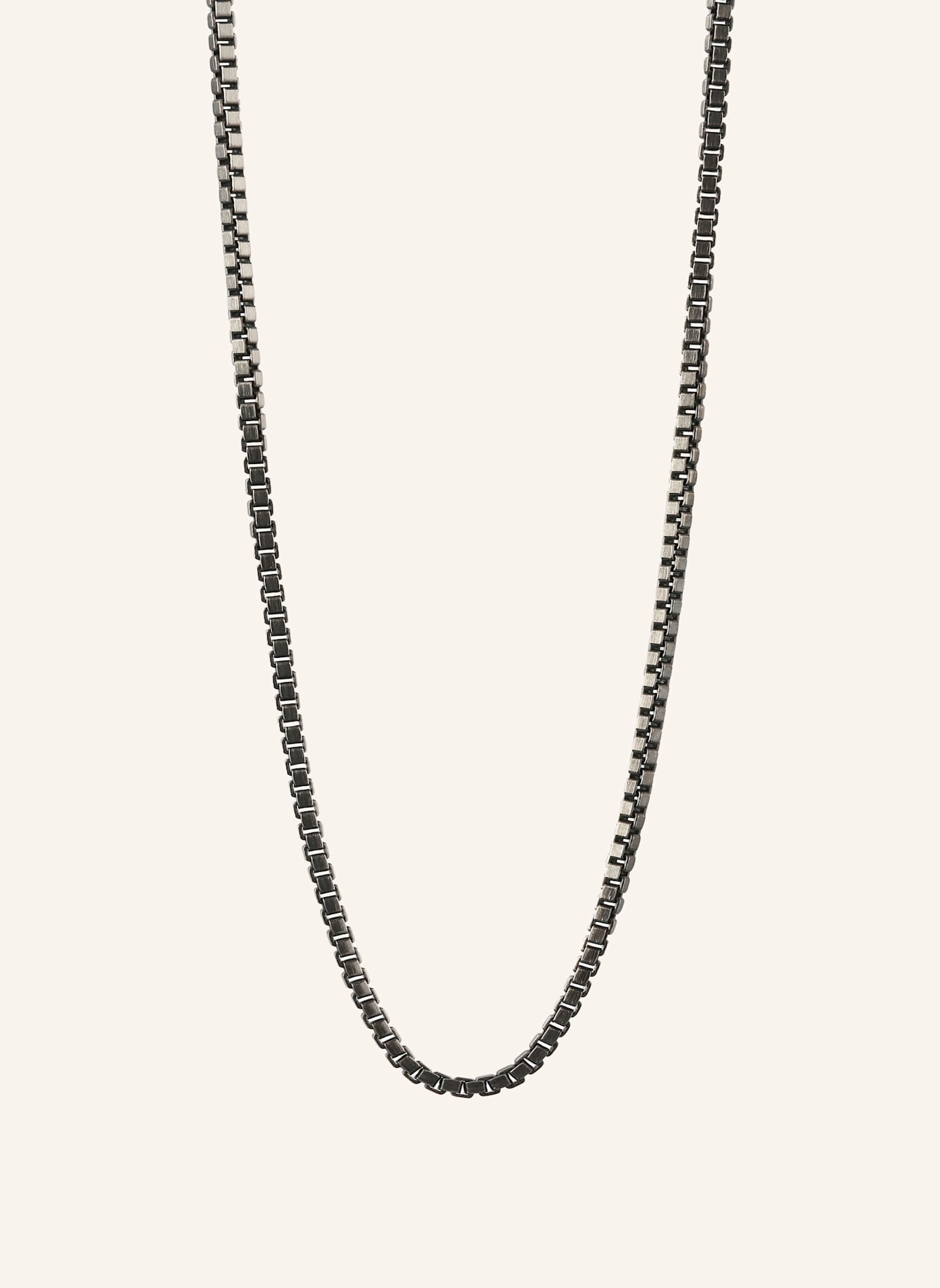 TATEOSSIAN Halskette BOX CHAIN: GRAU