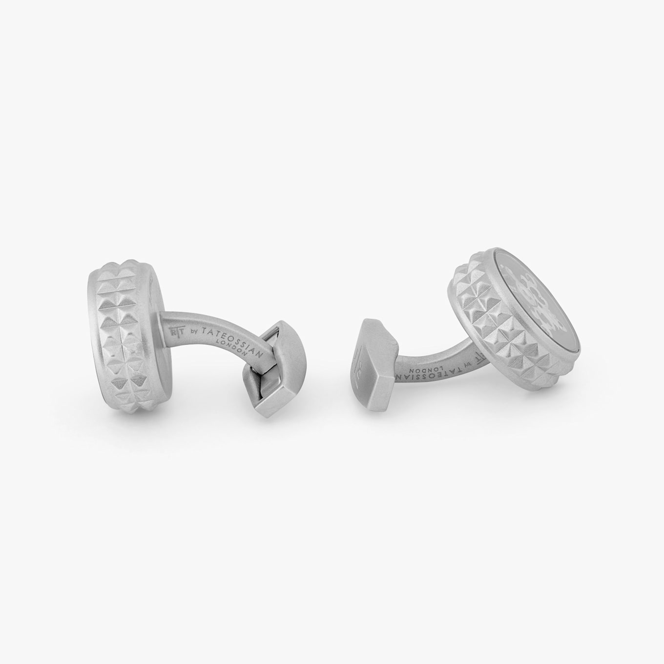 TATEOSSIAN Geometric Manschettenknöpfe: BLAU